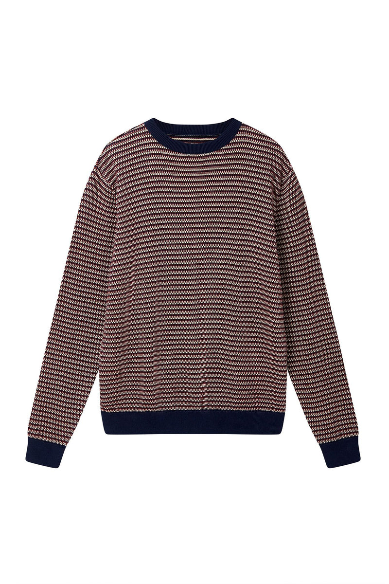 OPAL - Organic Cotton Jumper - Navy