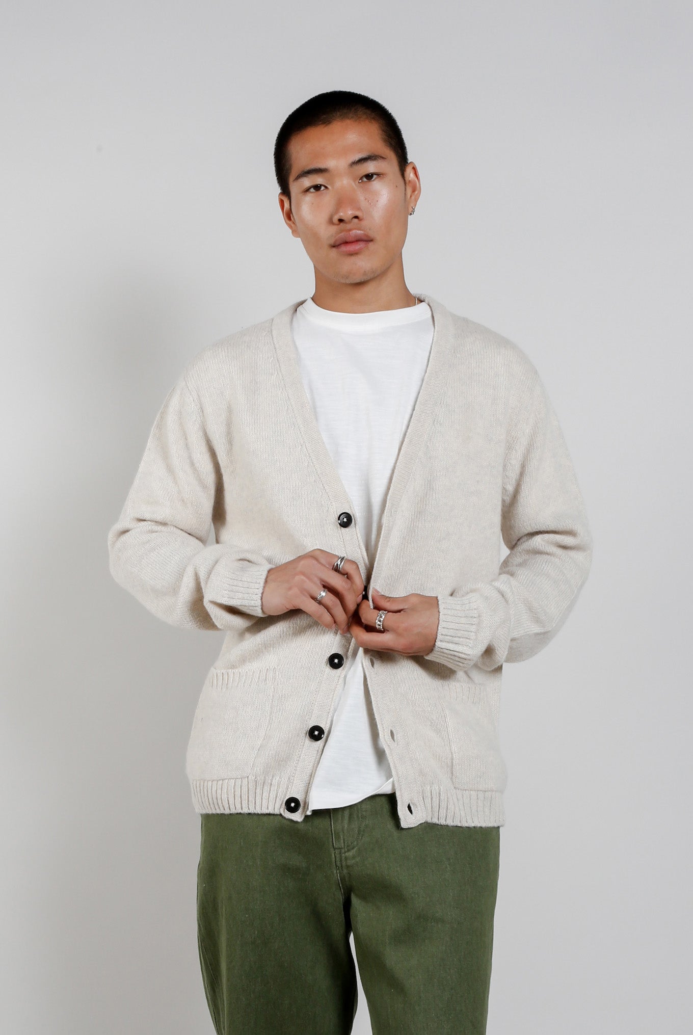 BATSA Wool Cardigan - Oat