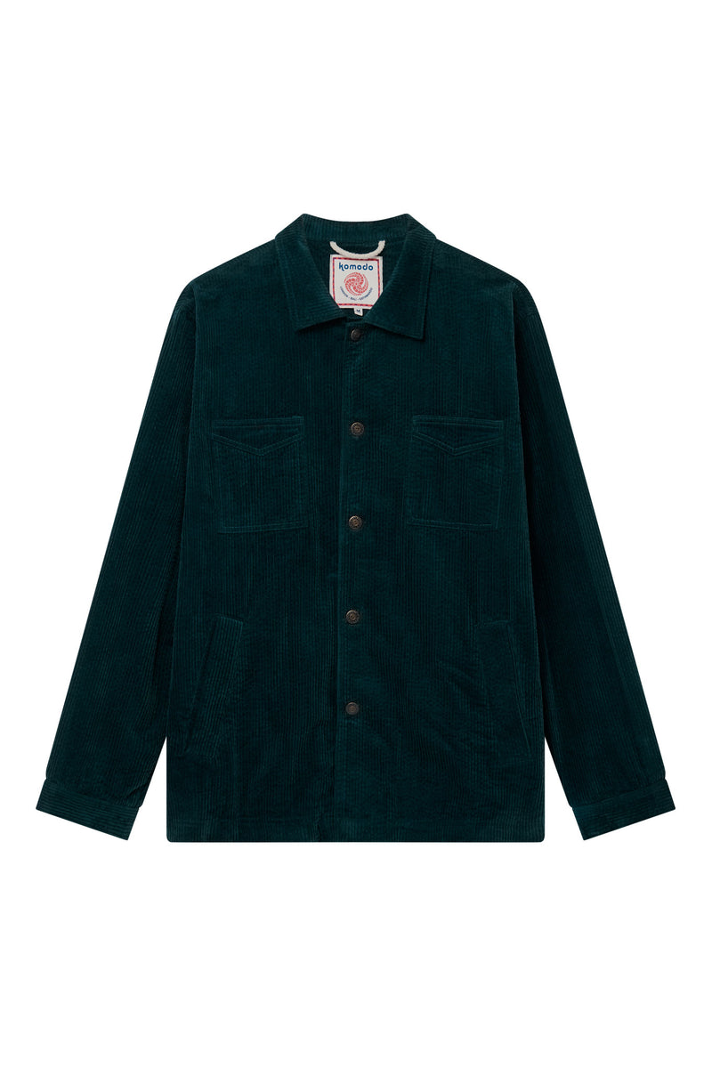 STANLEY Organic Cotton Corduroy Jacket - Marine Green