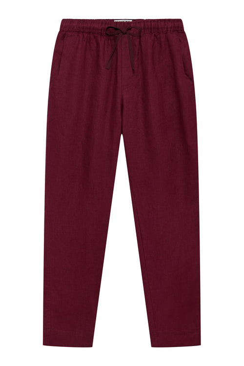 AUGUST - Linen Trouser Berry