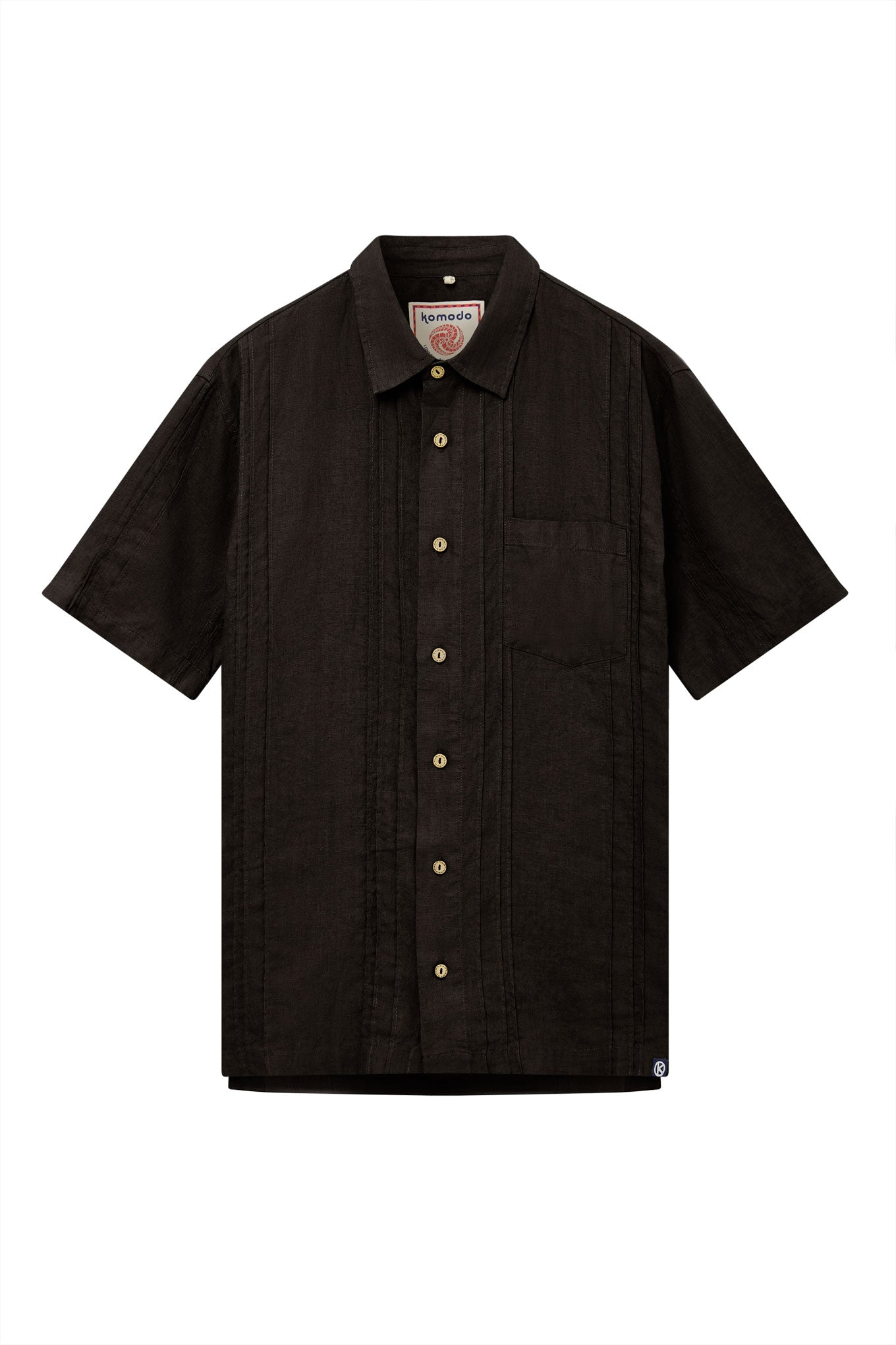 LEO - Linen Shirt Black