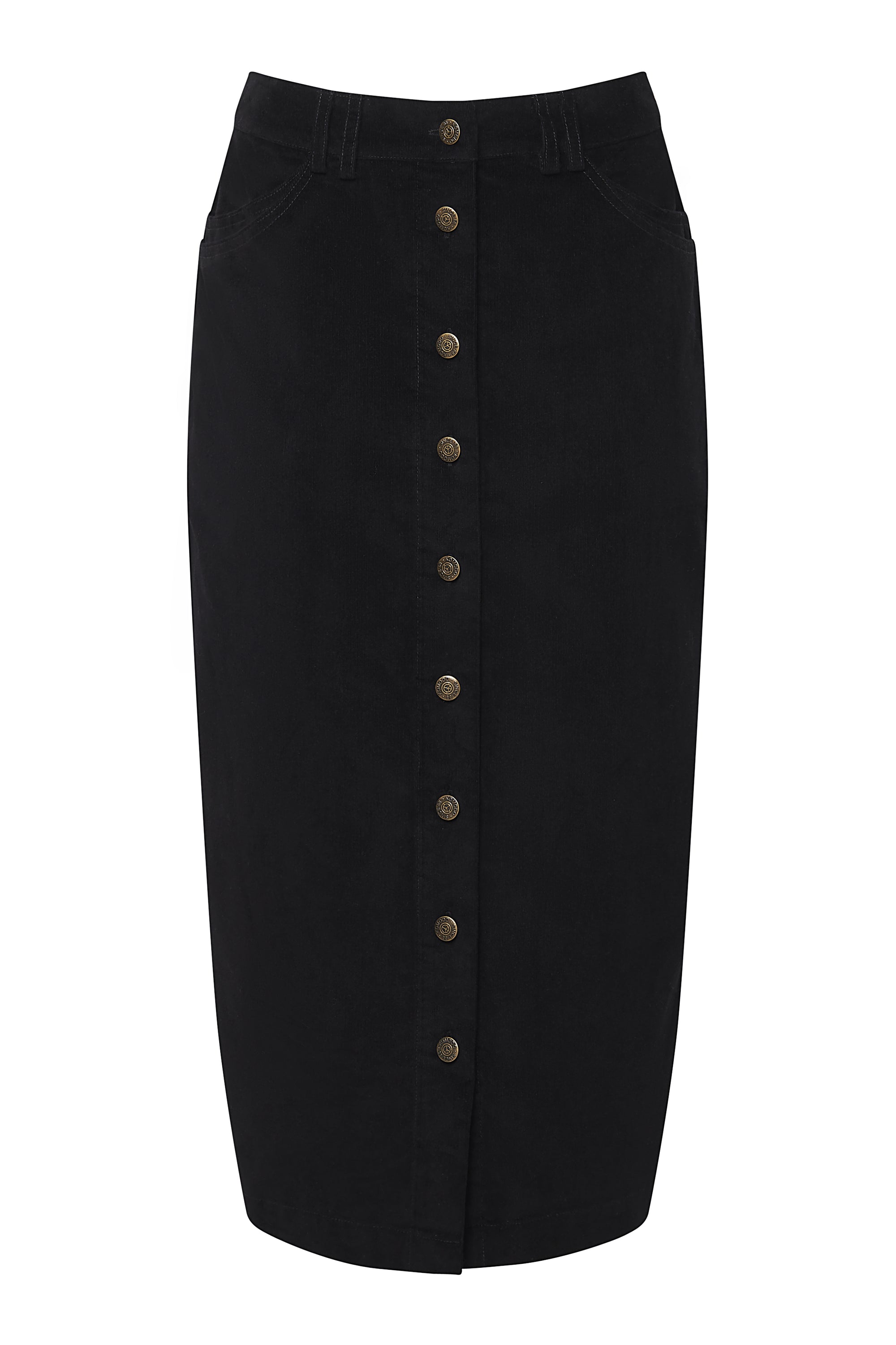 ISABEL - Organic Cotton Skirt Black