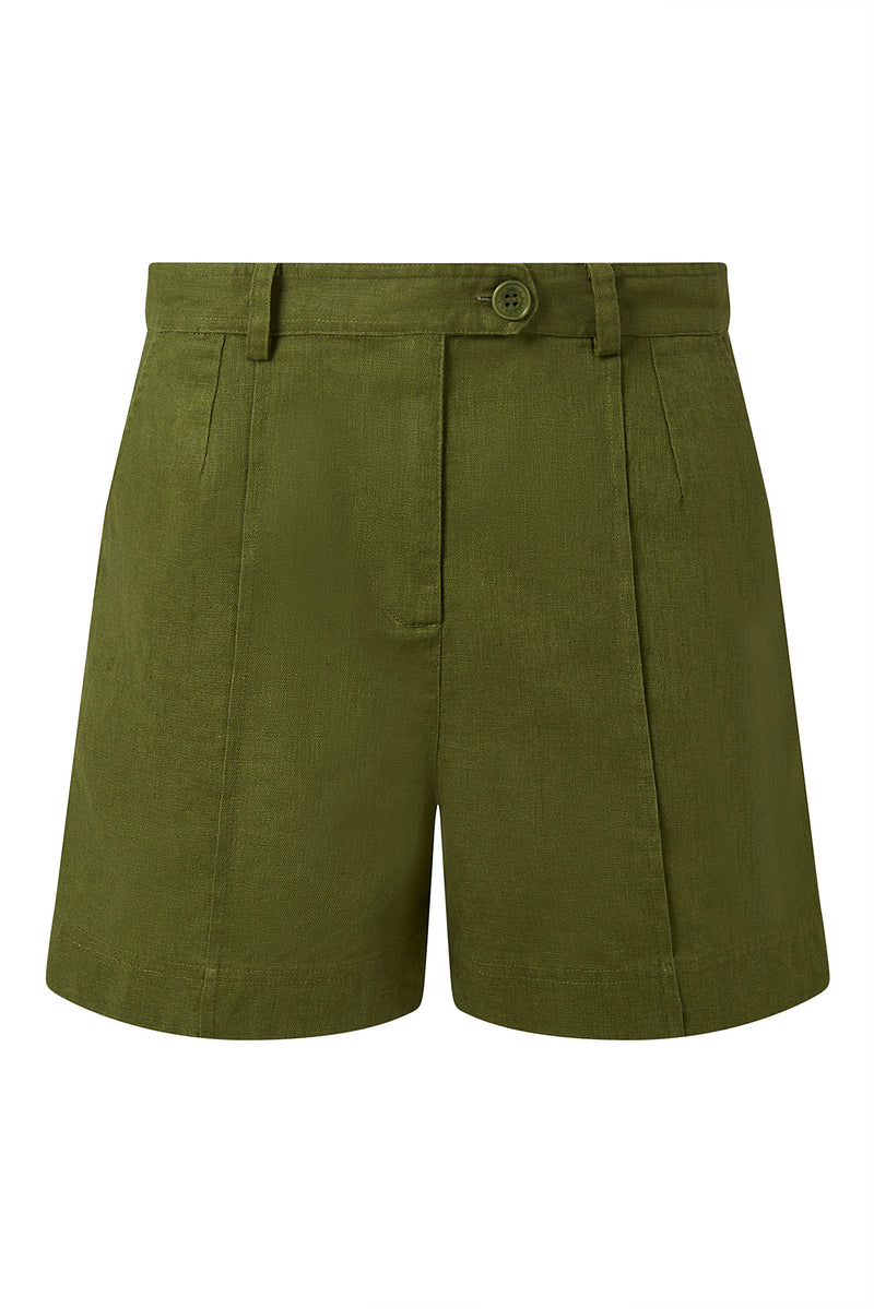 EMMIE - Organic Cotton Short - Khaki