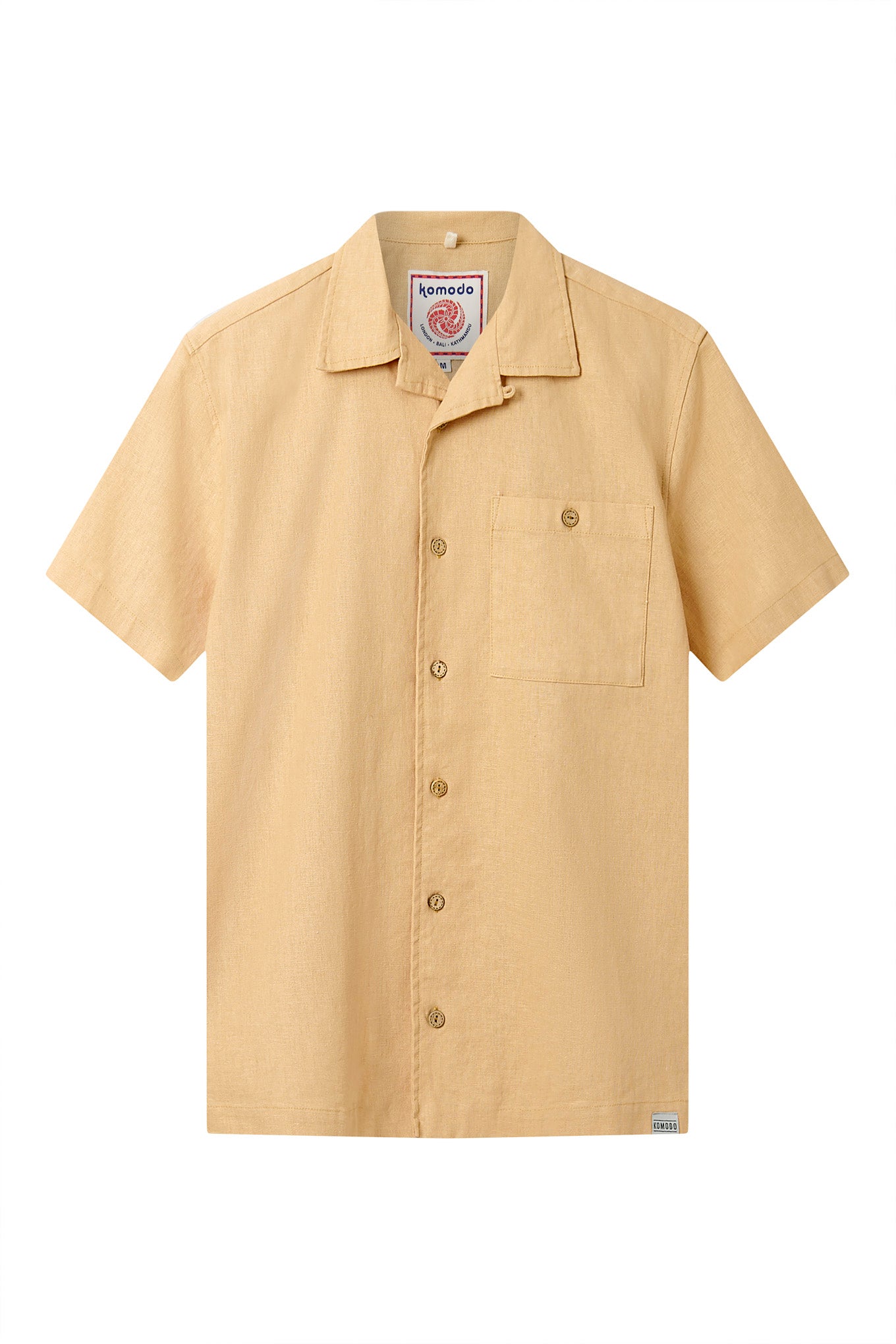 SPINDRIFT - Organic Linen Cotton Shirt - Sand