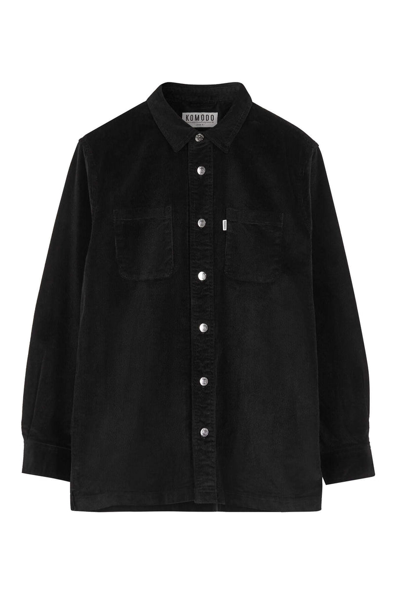 JEAN - Organic Cotton Overshirt Black