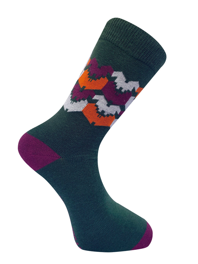 DHAKA - GOTS Organic Cotton Socks Green