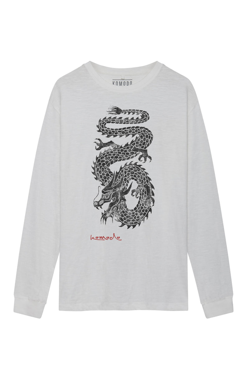 DRAGON - Organic Cotton Tee White