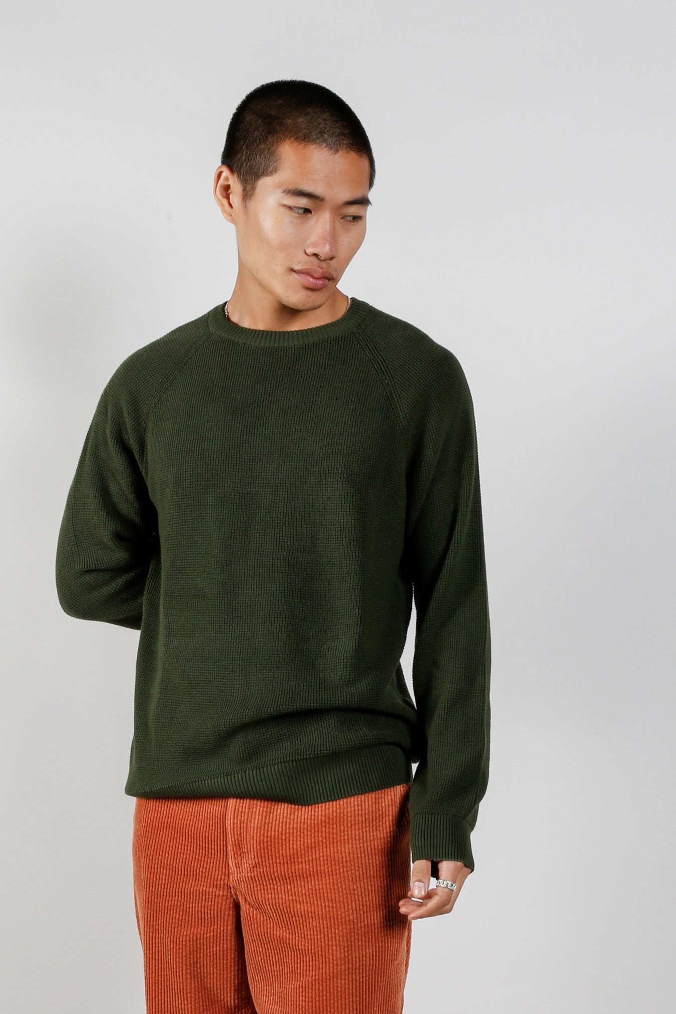 FOG Jumper - GOTS Organic Cotton Green