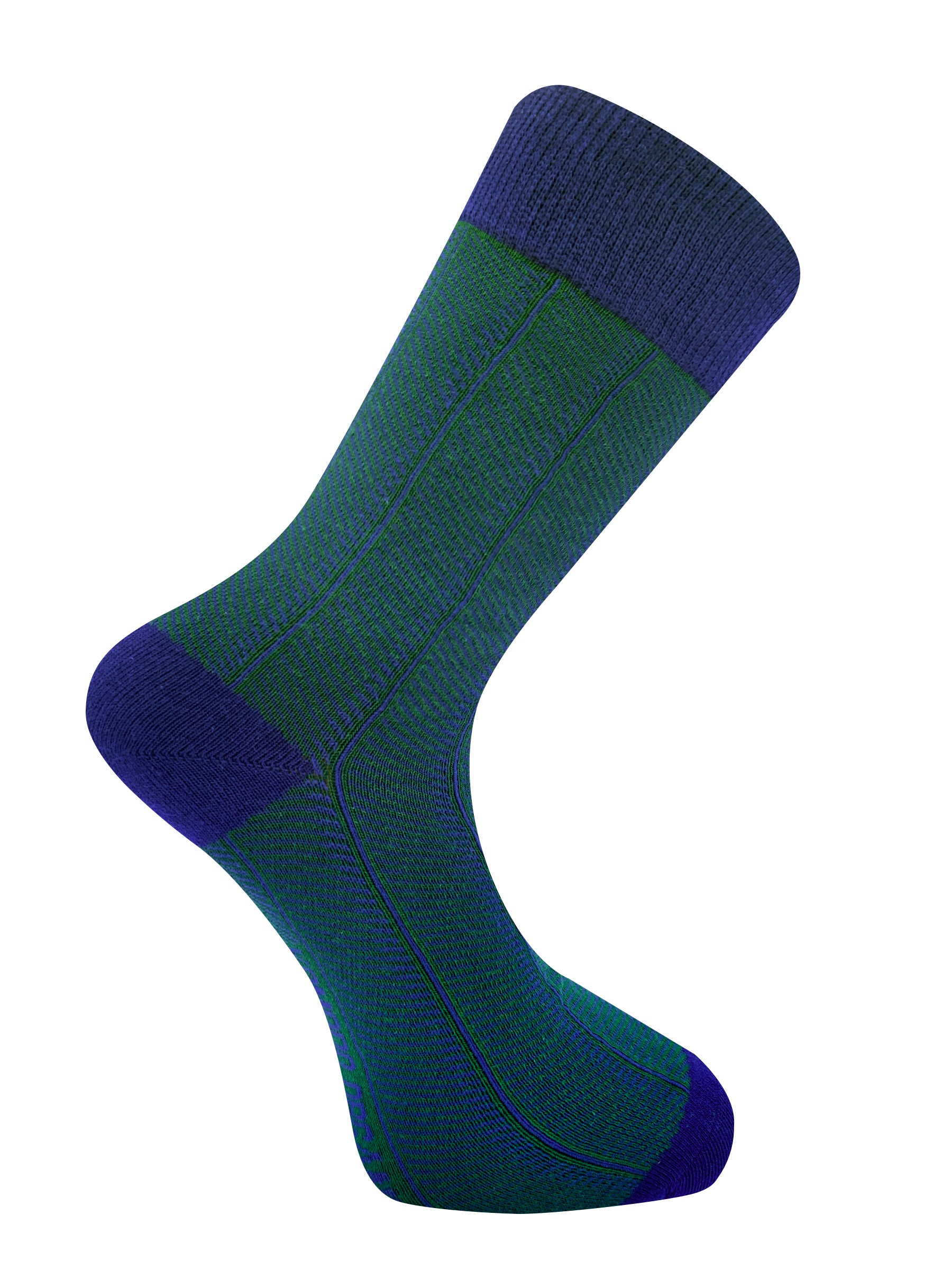 HERRINGBONE - GOTS Organic Cotton Socks Green