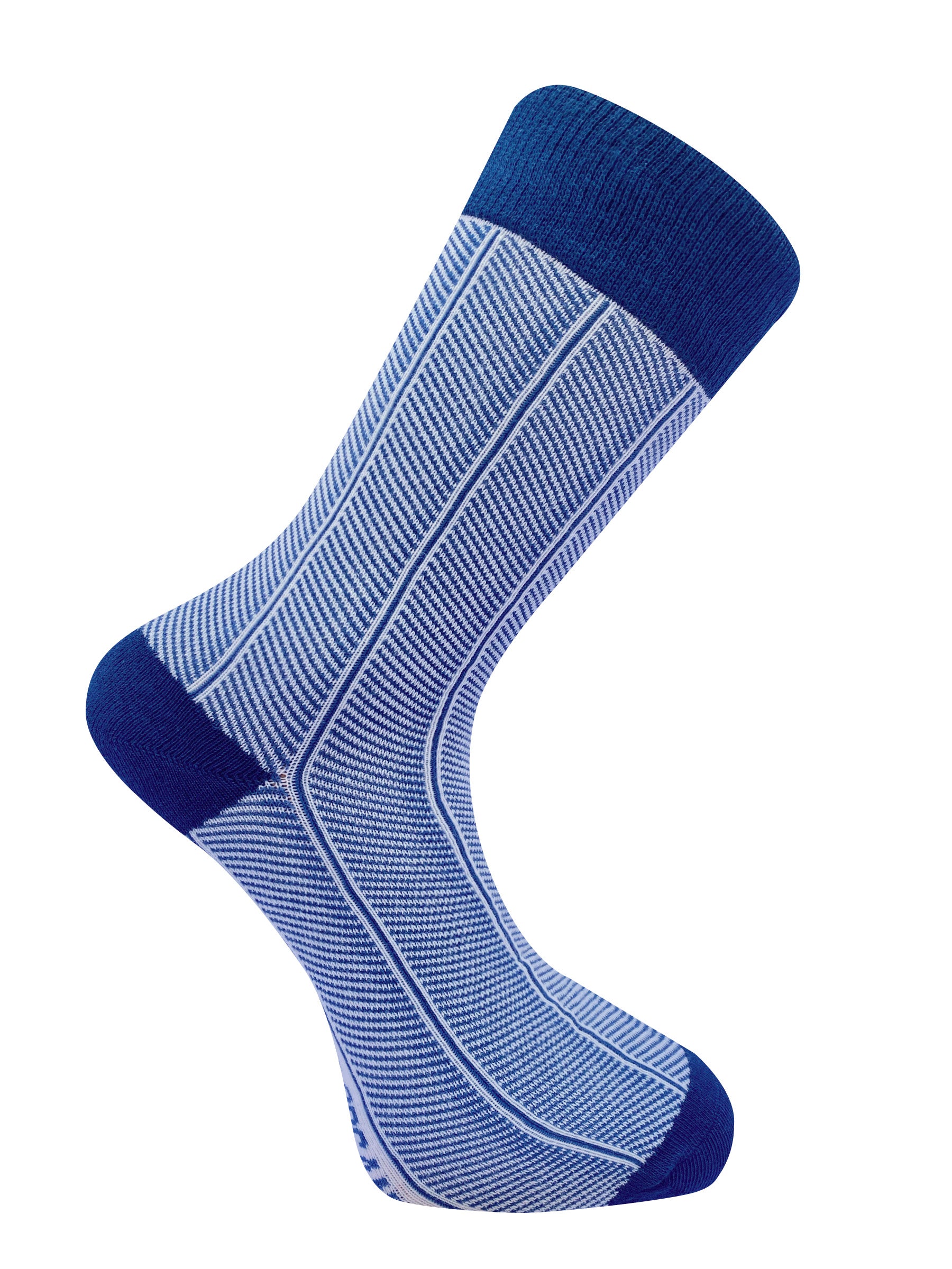 HERRINGBONE - GOTS Organic Cotton Socks Navy