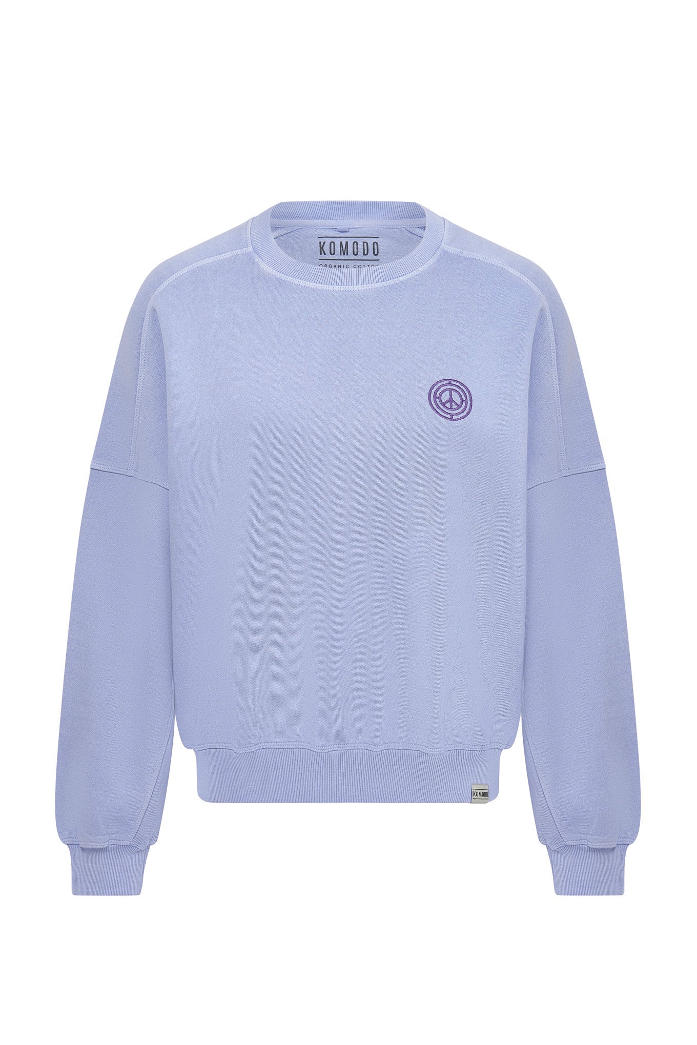 SURF Back Print Organic Cotton Sweatshirt - Lavender