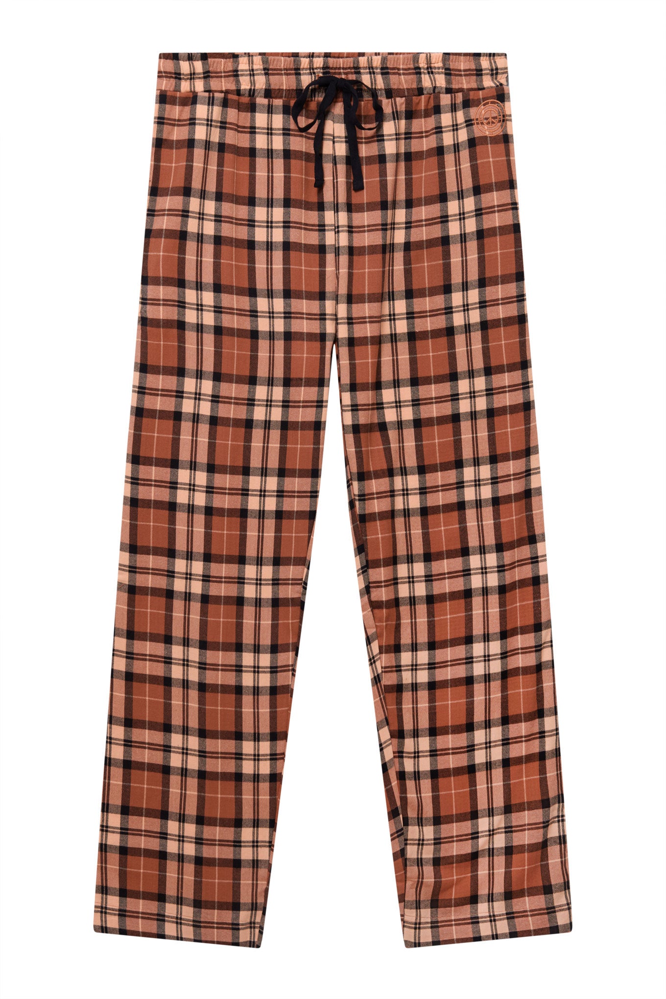 JIM JAM Womens Organic Cotton Pyjama Bottoms - Clay