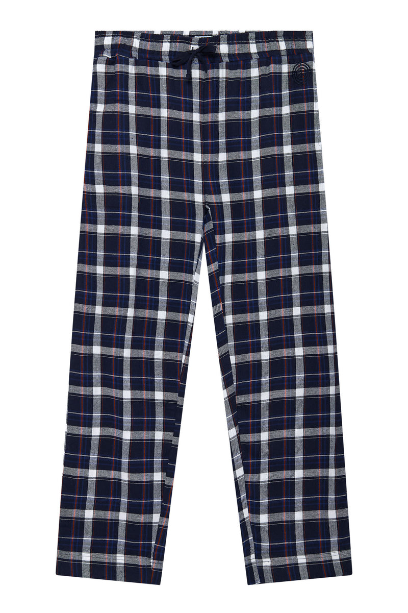 JIM JAM Mens GOTS Organic Cotton Pyjama Bottoms - Dark Navy