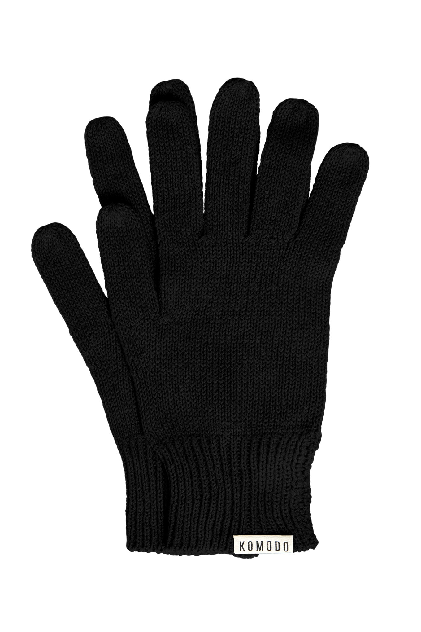 CITY Organic Cotton Gloves Black