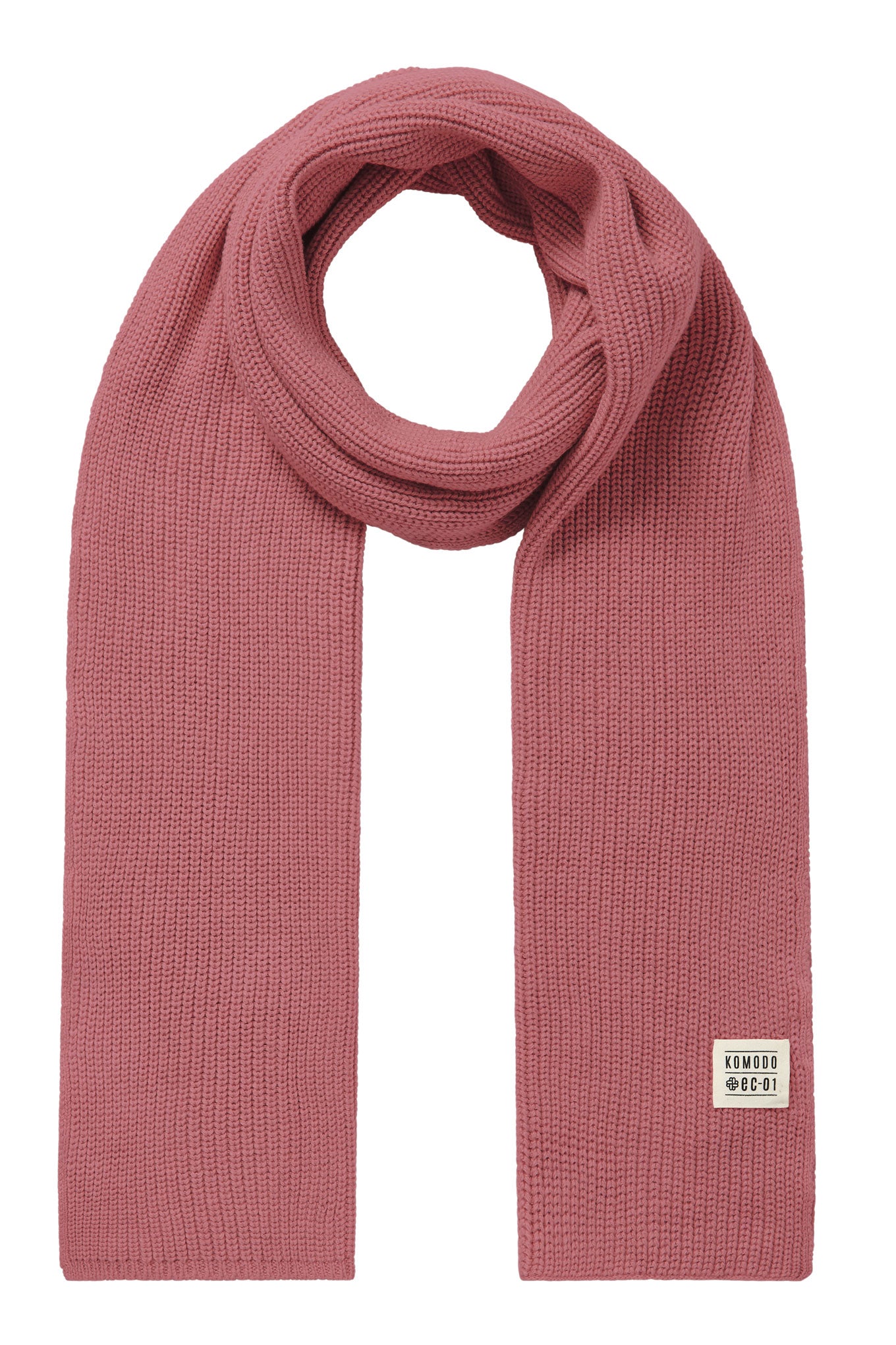 LONDON - GOTS Organic Cotton Scarf Pink