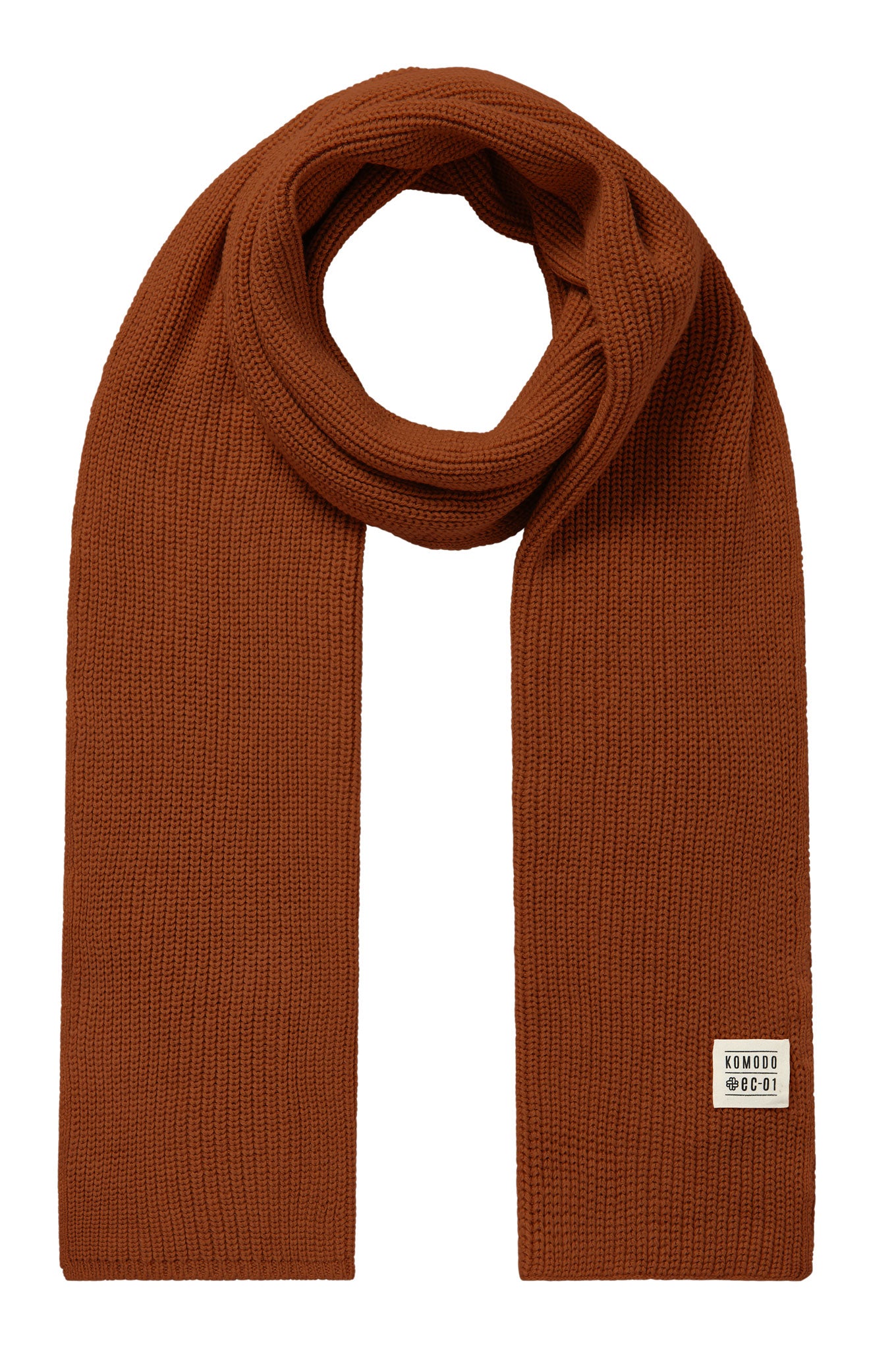 LONDON - GOTS Organic Cotton Scarf Ginger