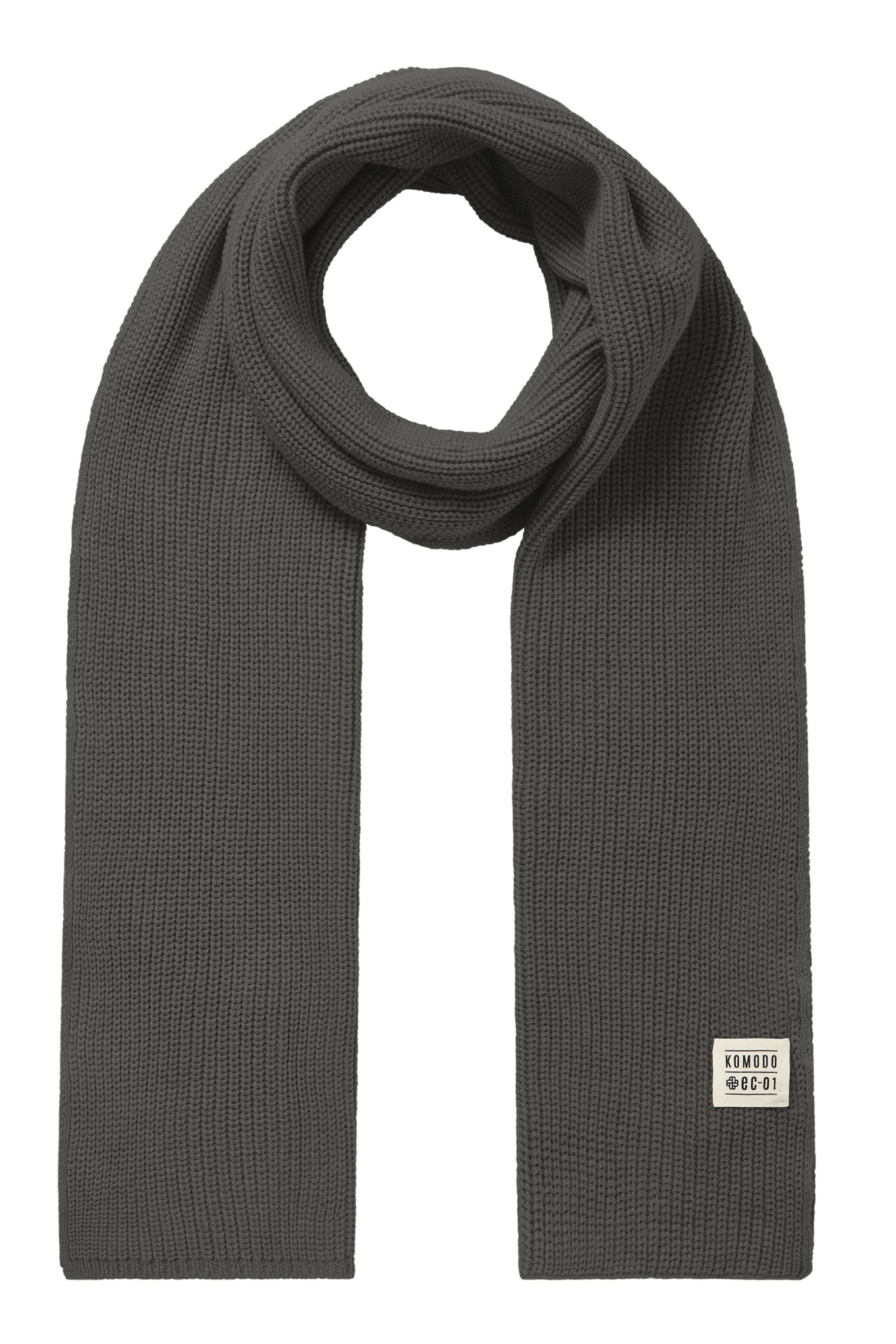 LONDON - GOTS Organic Cotton Scarf Grey