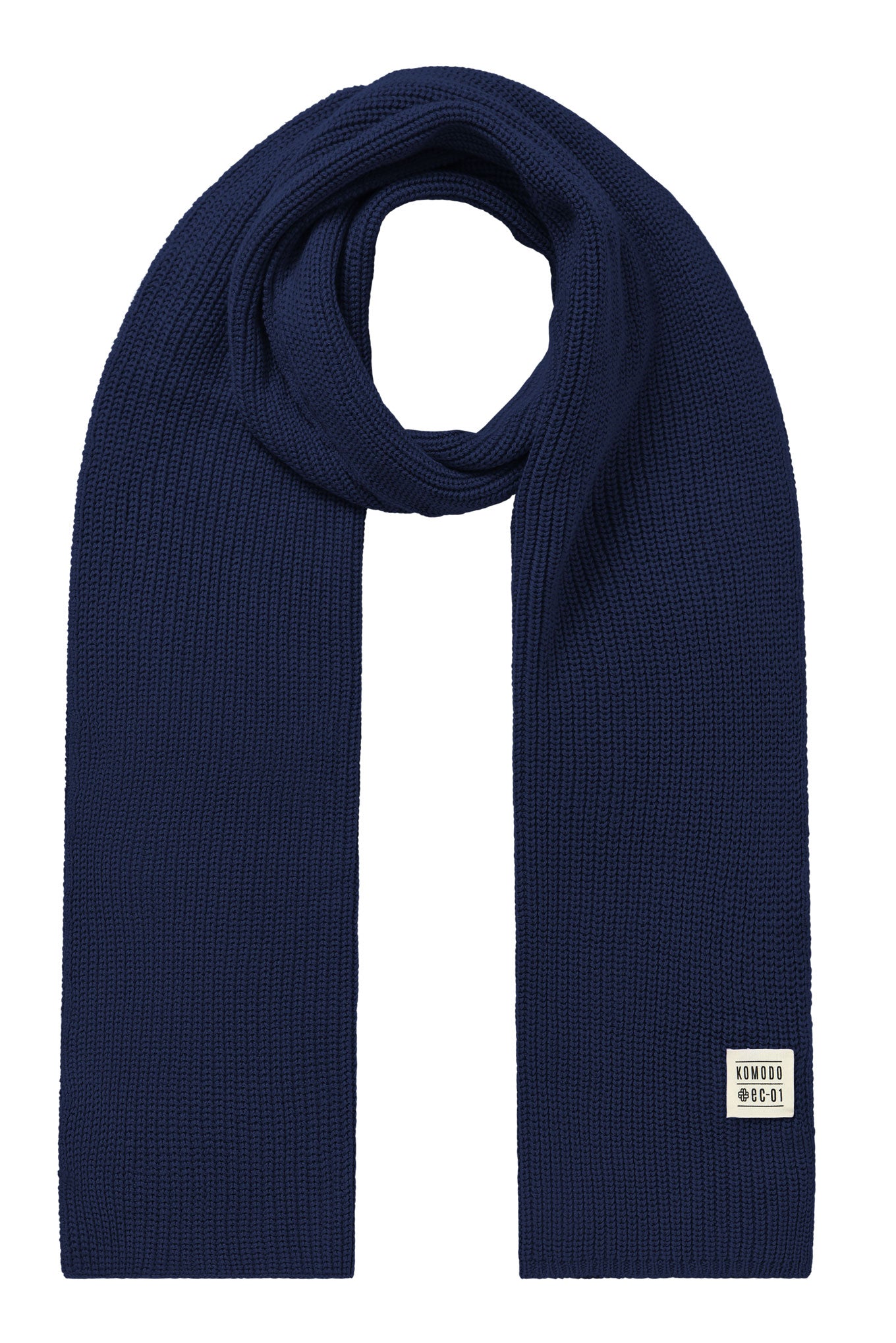 LONDON - GOTS Organic Cotton Scarf Navy