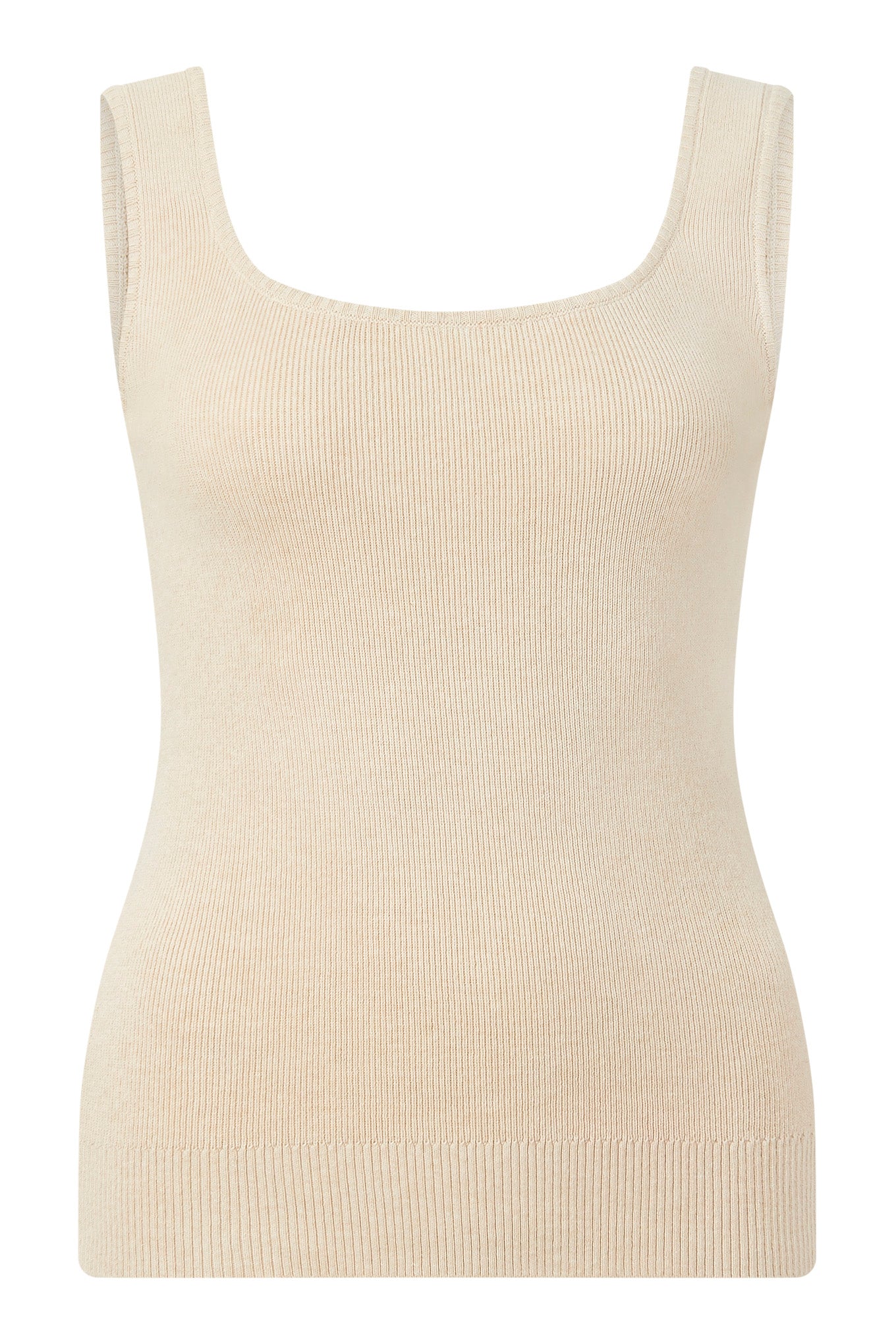 YANA - Organic Cotton Vest - Sand