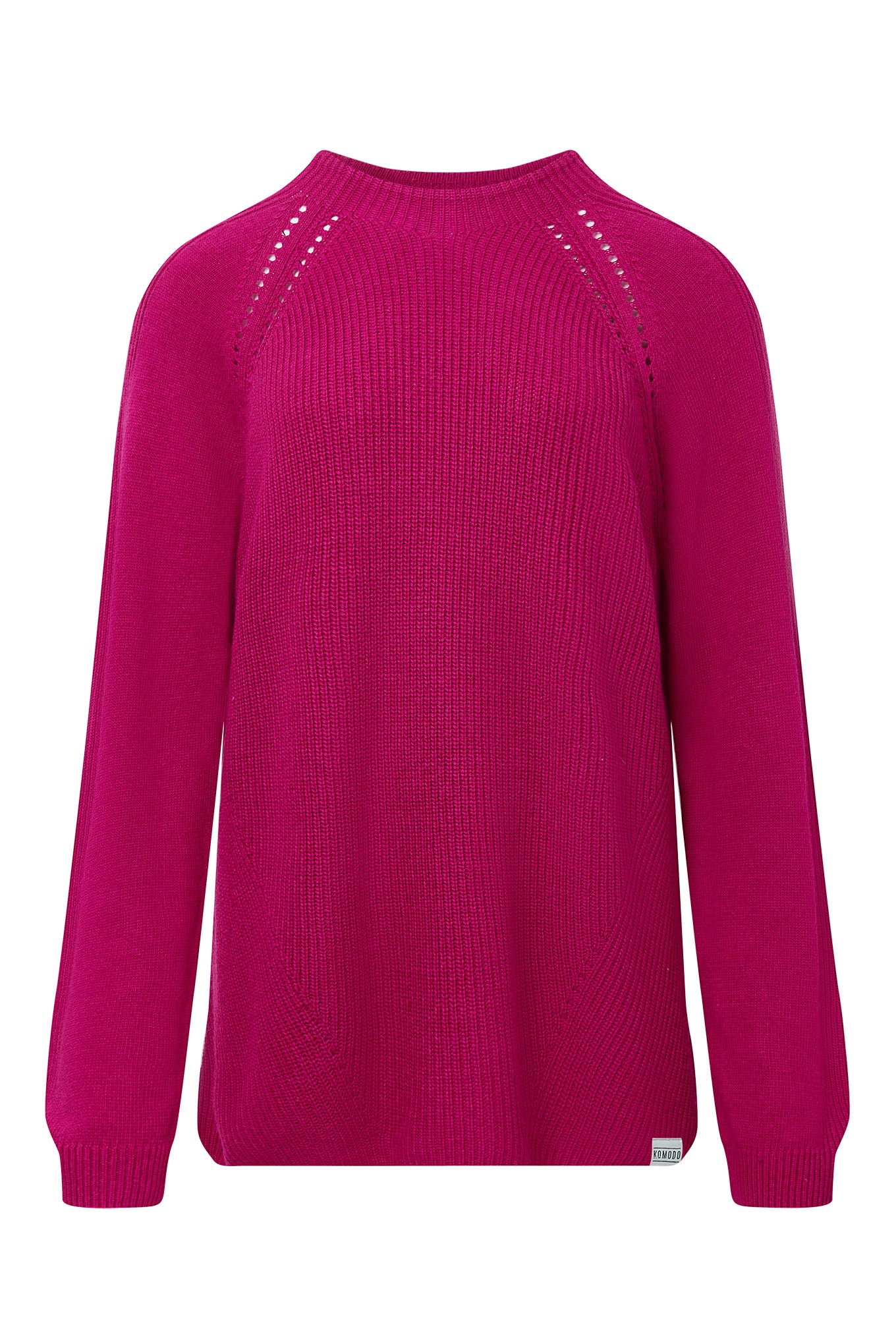 ATLANTA Wool Blend Jumper - Fuschia