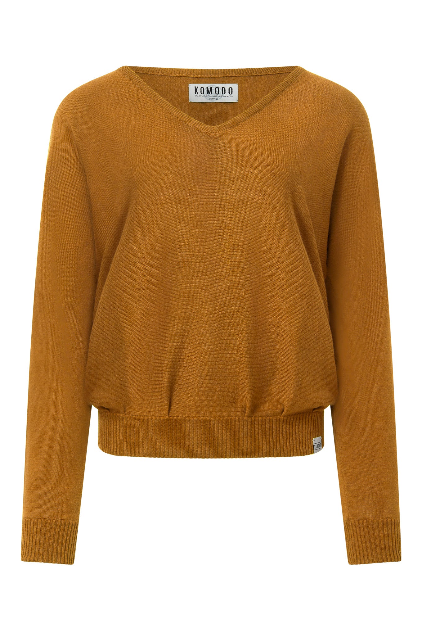 CLOVER - Cotton Tencel Jumper - Camel