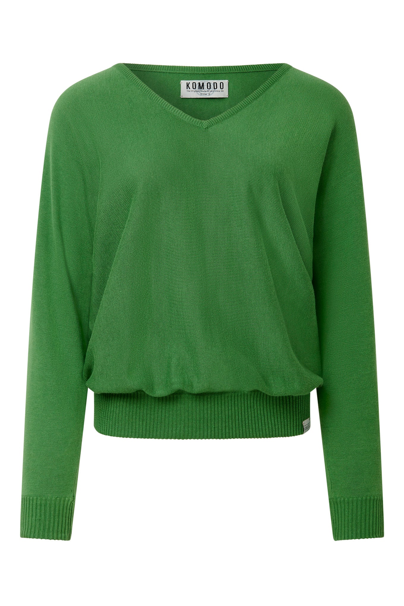 CLOVER - Cotton Tencel Jumper - Jungle Green