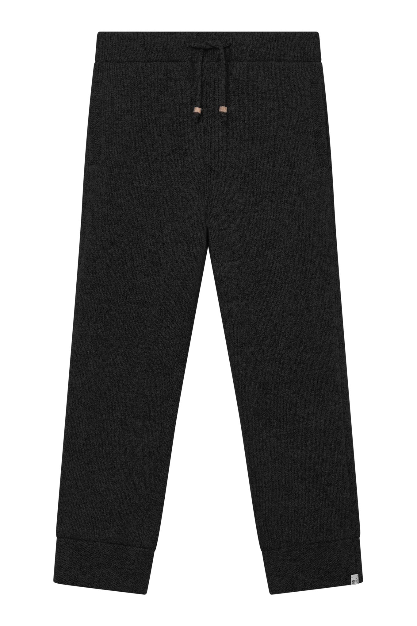 KELVIN Fleece Lined Wool Trouser - Black