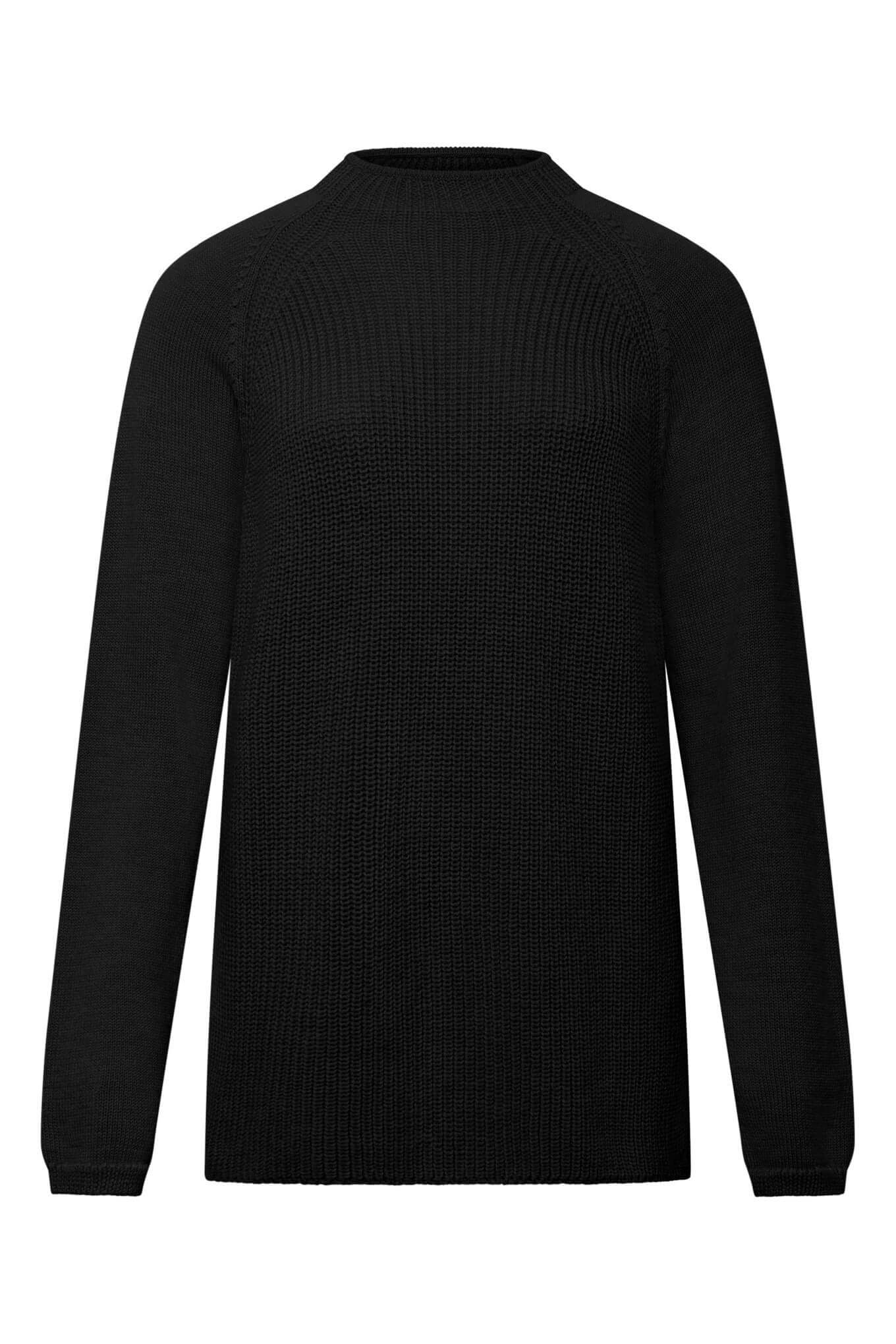 KATTY - Fine Merino Wool Jumper Black