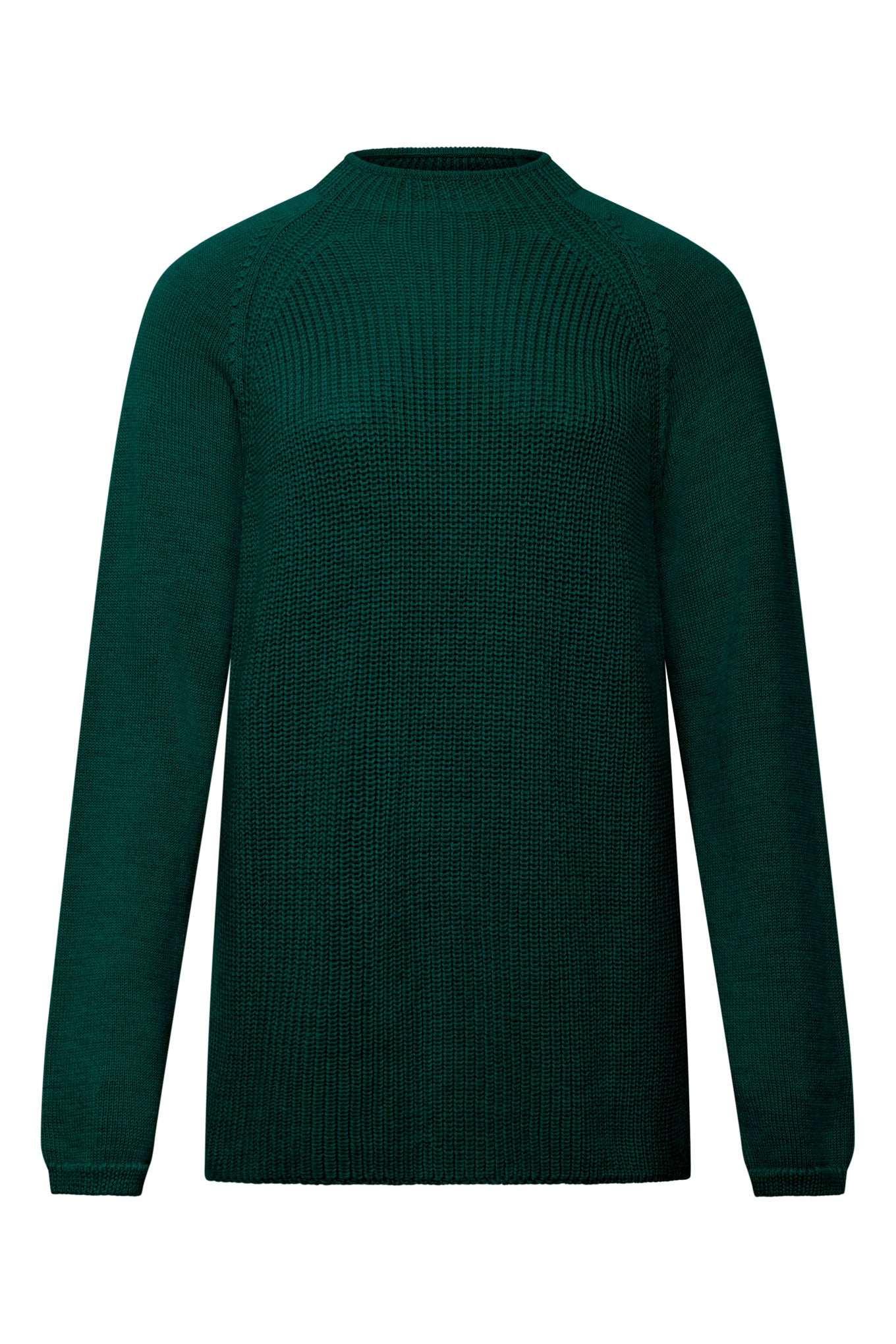 KATTY - Fine Merino Wool Jumper Ivy Green