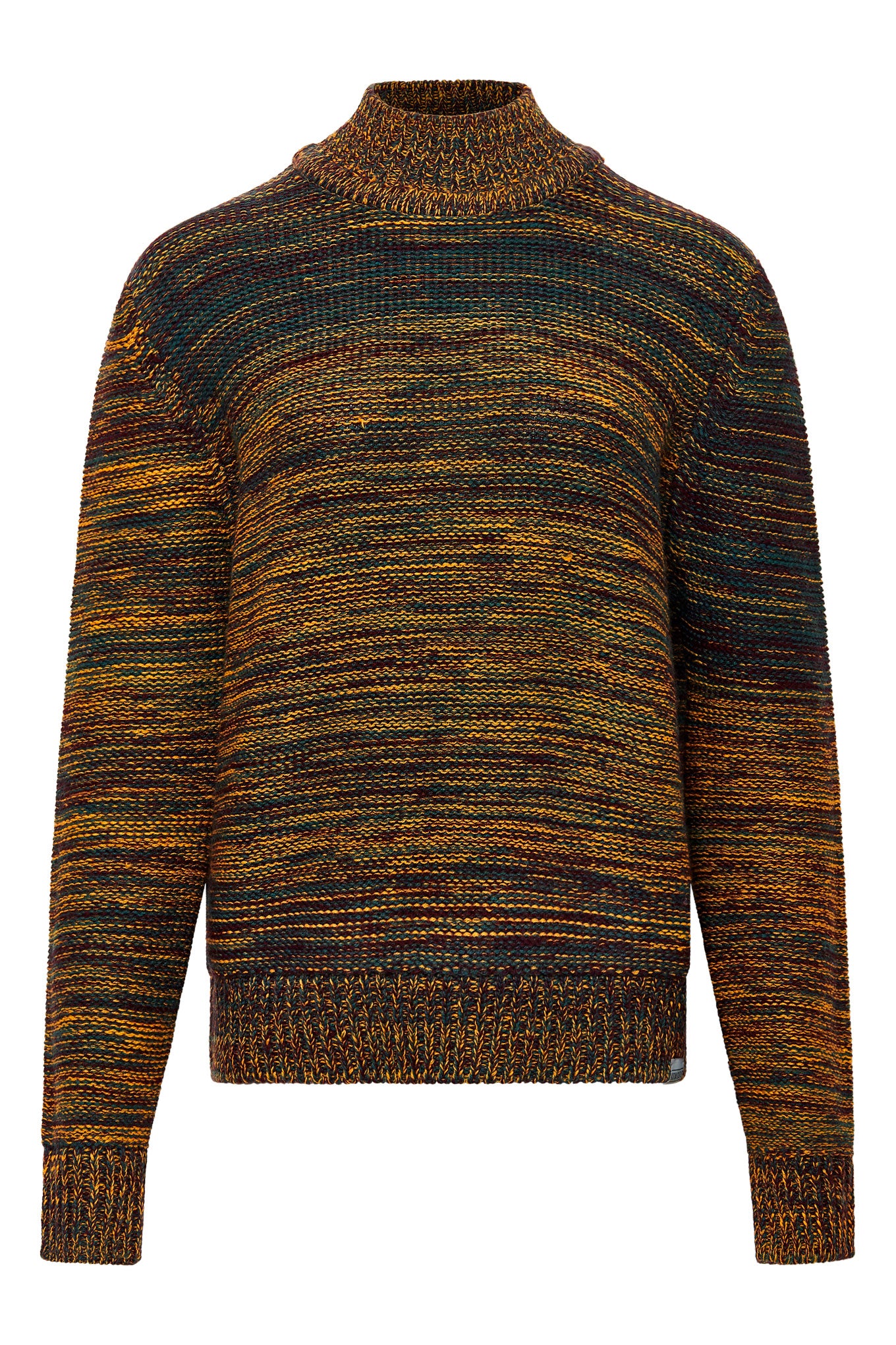 AMANDA  Fine Merino Wool Jumper - Mustard