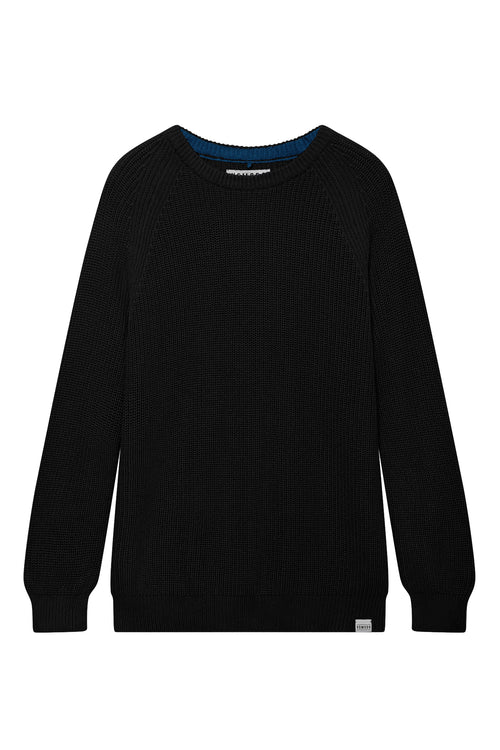 SERGIO - Womens Organic Cotton Jumper Black