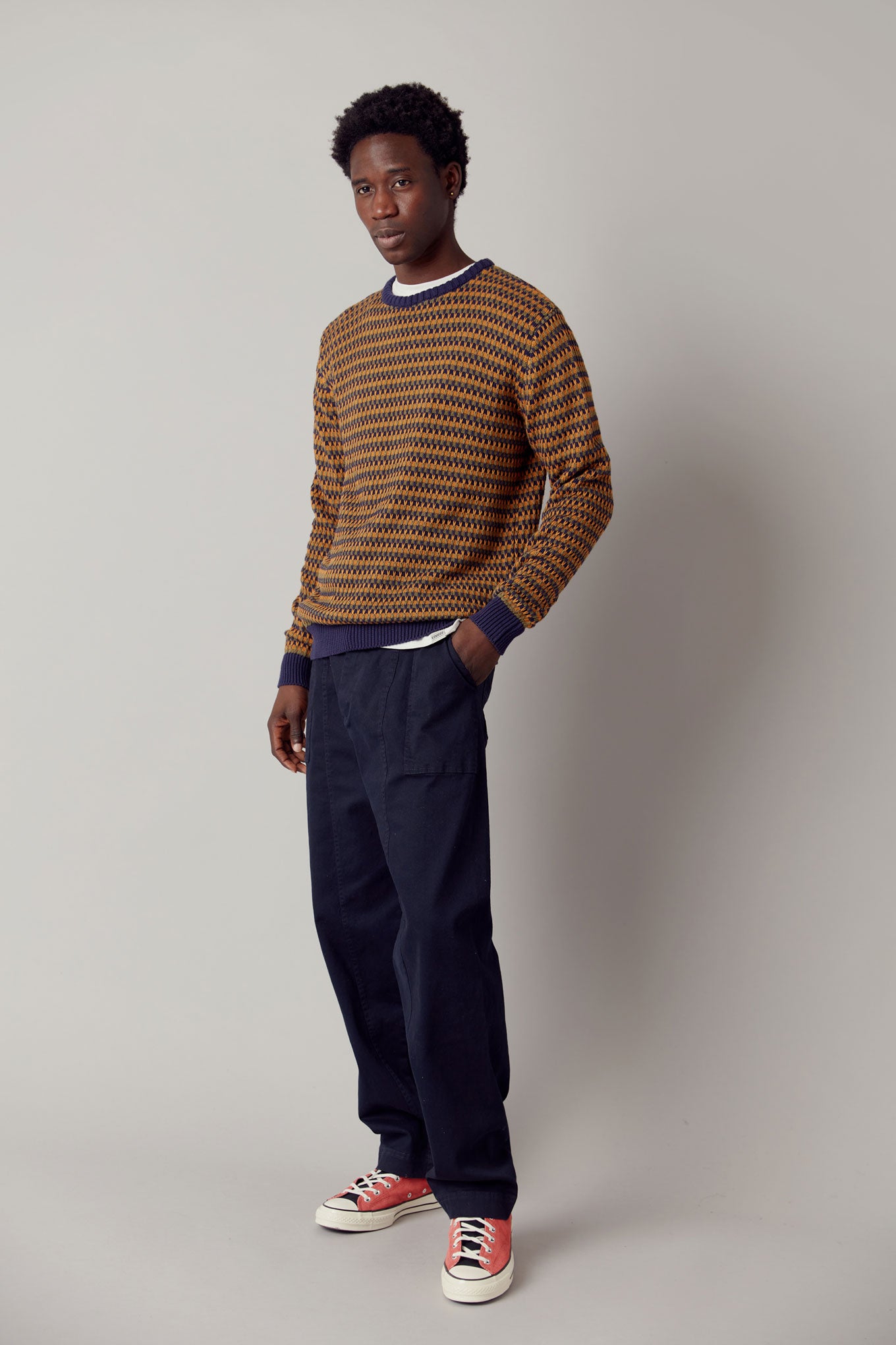 KAI - Organic Cotton Jumper Deep Mustard