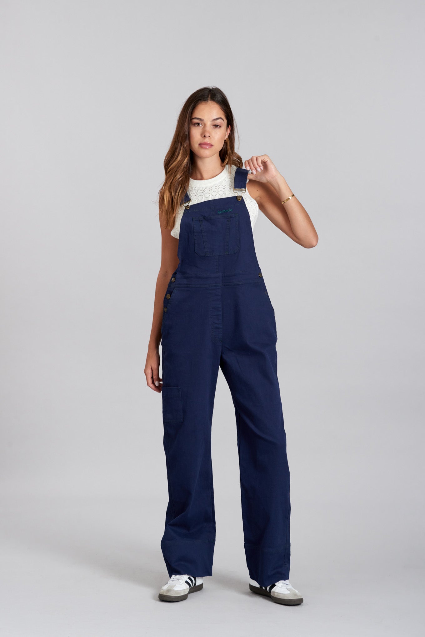 Womens dark shops blue dungarees