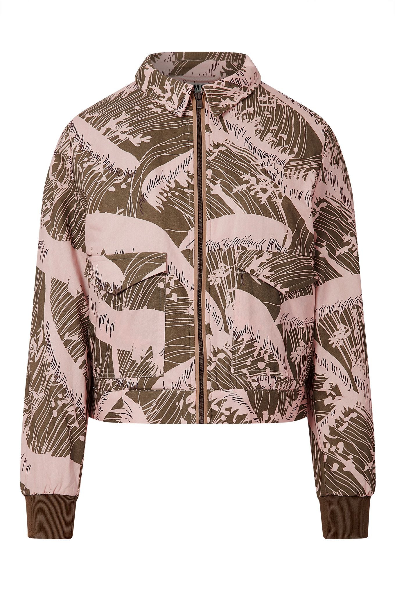 VIVI - Organic Cotton Bomber Solid - Pink Wave