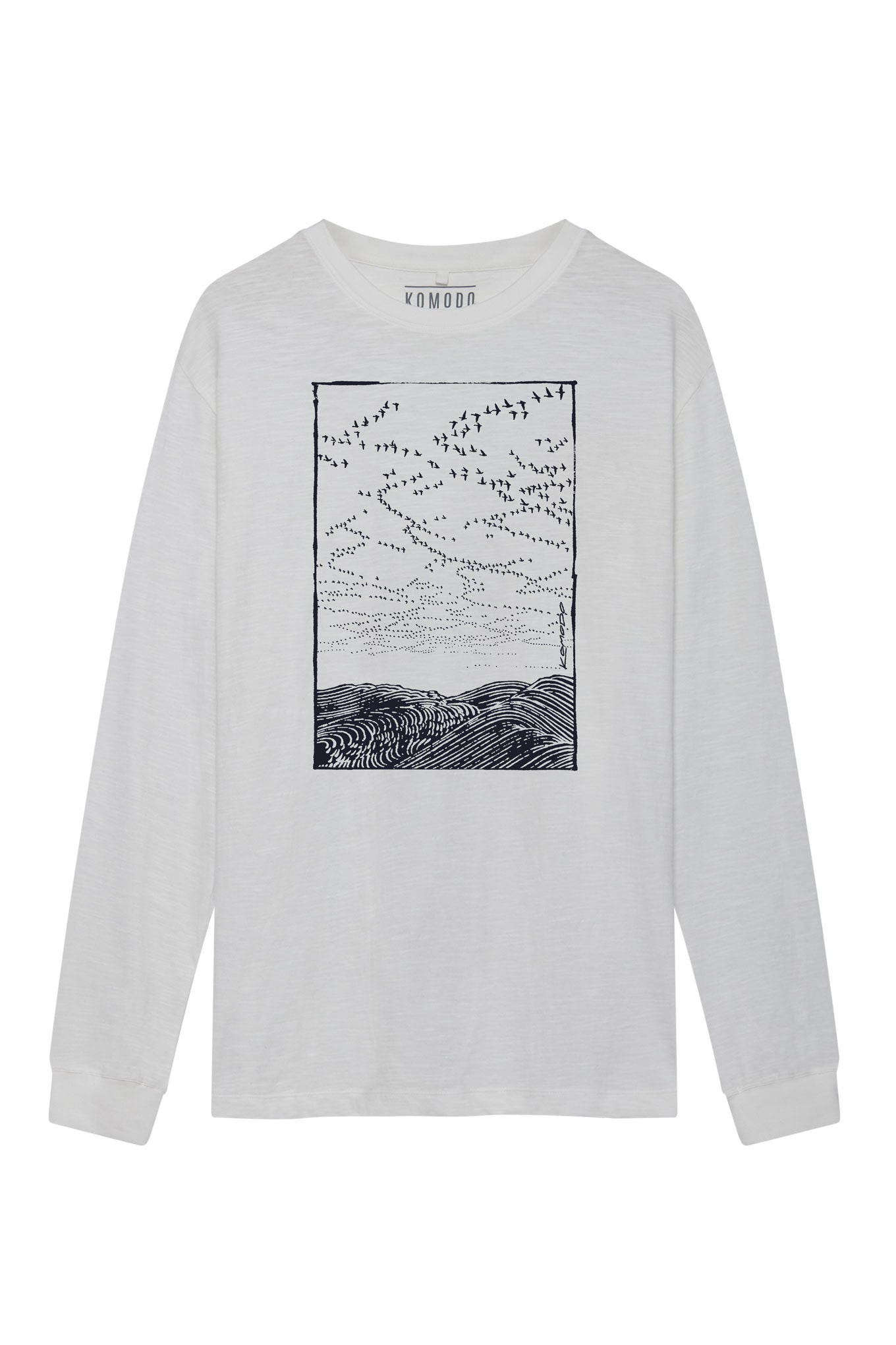 MIGRATION - GOTS Organic Cotton Tee White