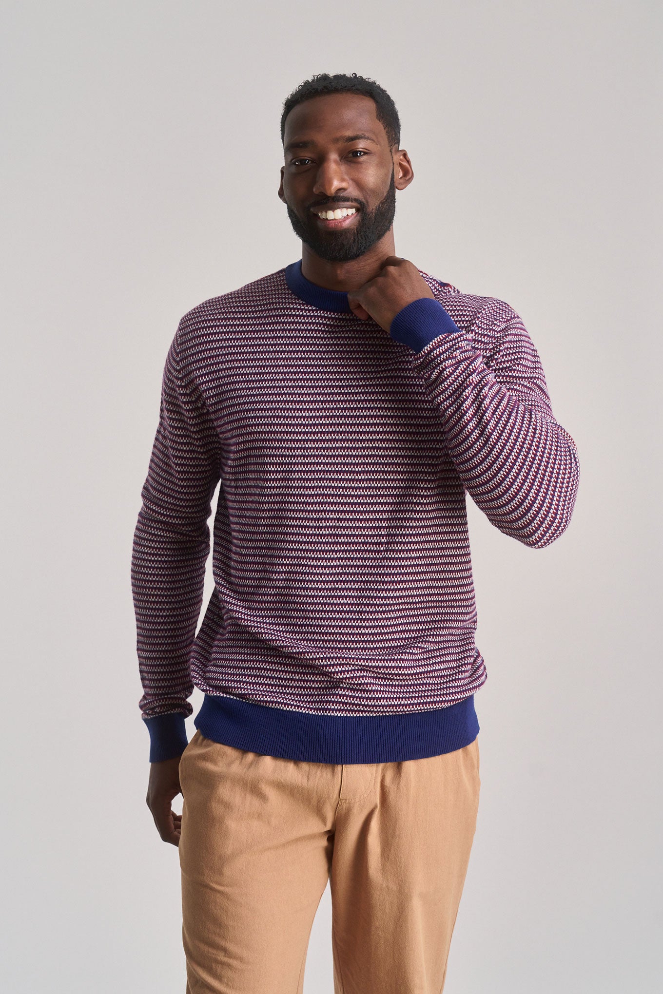 OPAL - Organic Cotton Jumper - Navy