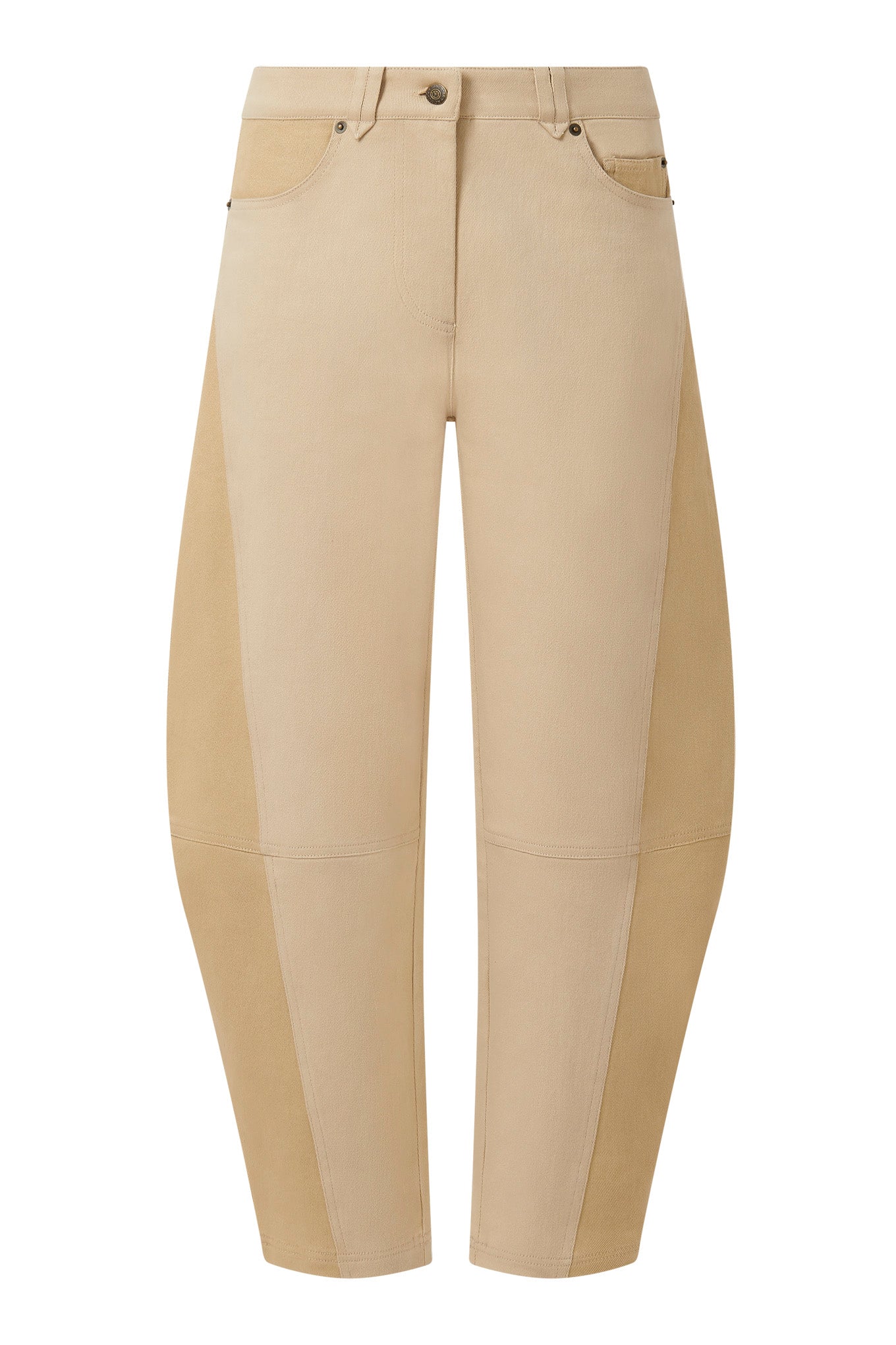 POP - Organic Cotton Trousers - Dark Sand