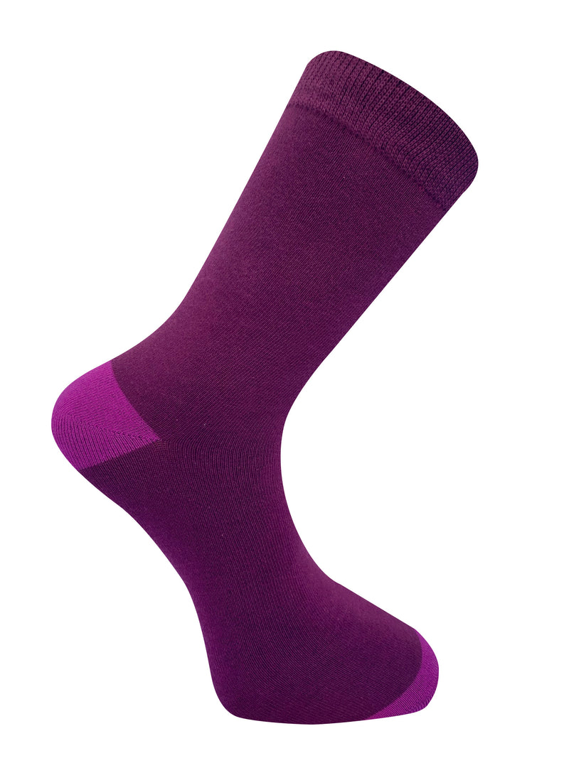 PUNCHY - GOTS Organic Cotton Socks Purple