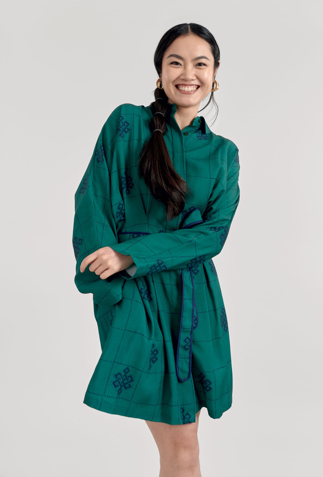 SEBA DRESS ETERNAL KNOT - Green