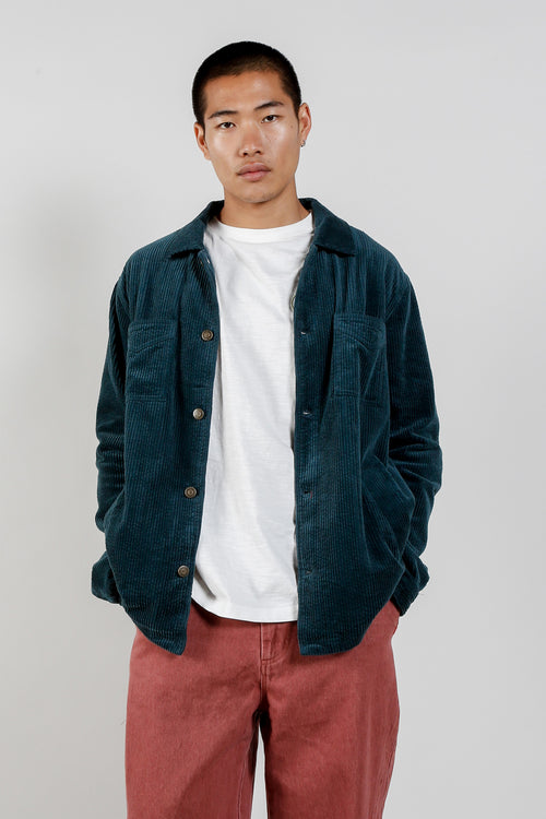 STANLEY Organic Cotton Corduroy Jacket - Marine Green