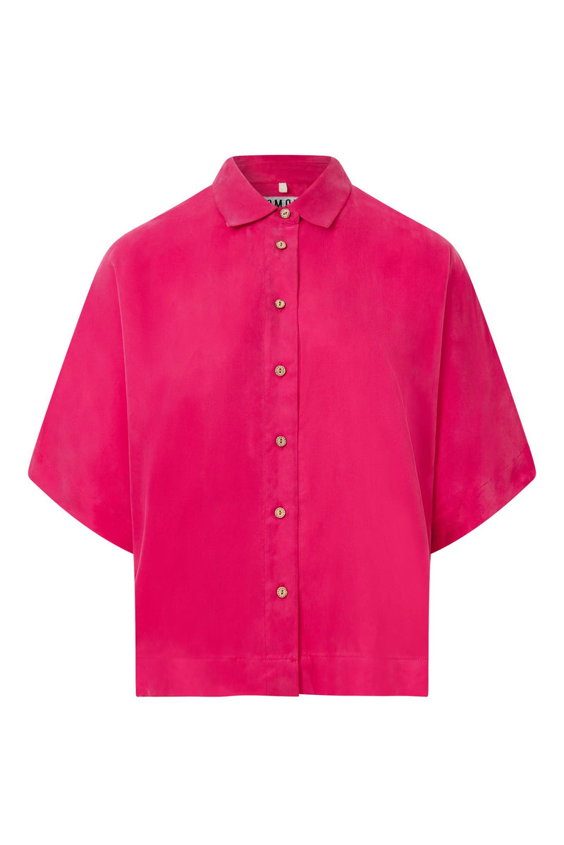 KIMONO - Cupro Shirt - Pink