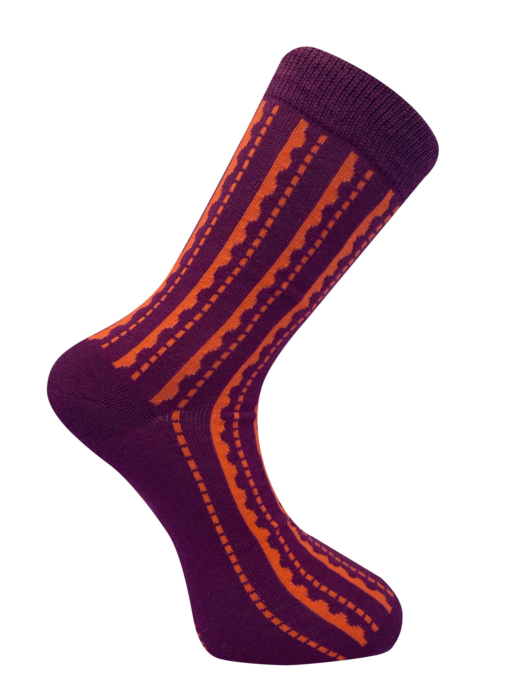 TRIPPY - GOTS Organic Cotton Socks Terracotta