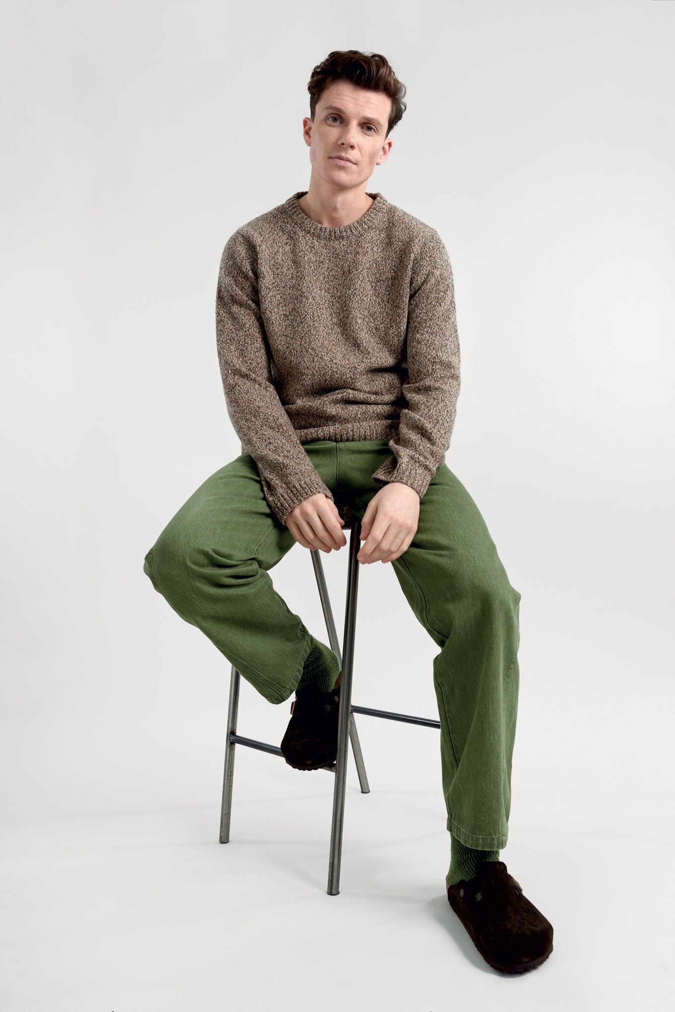 WOLF Merino Wool Jumper - Biscuit