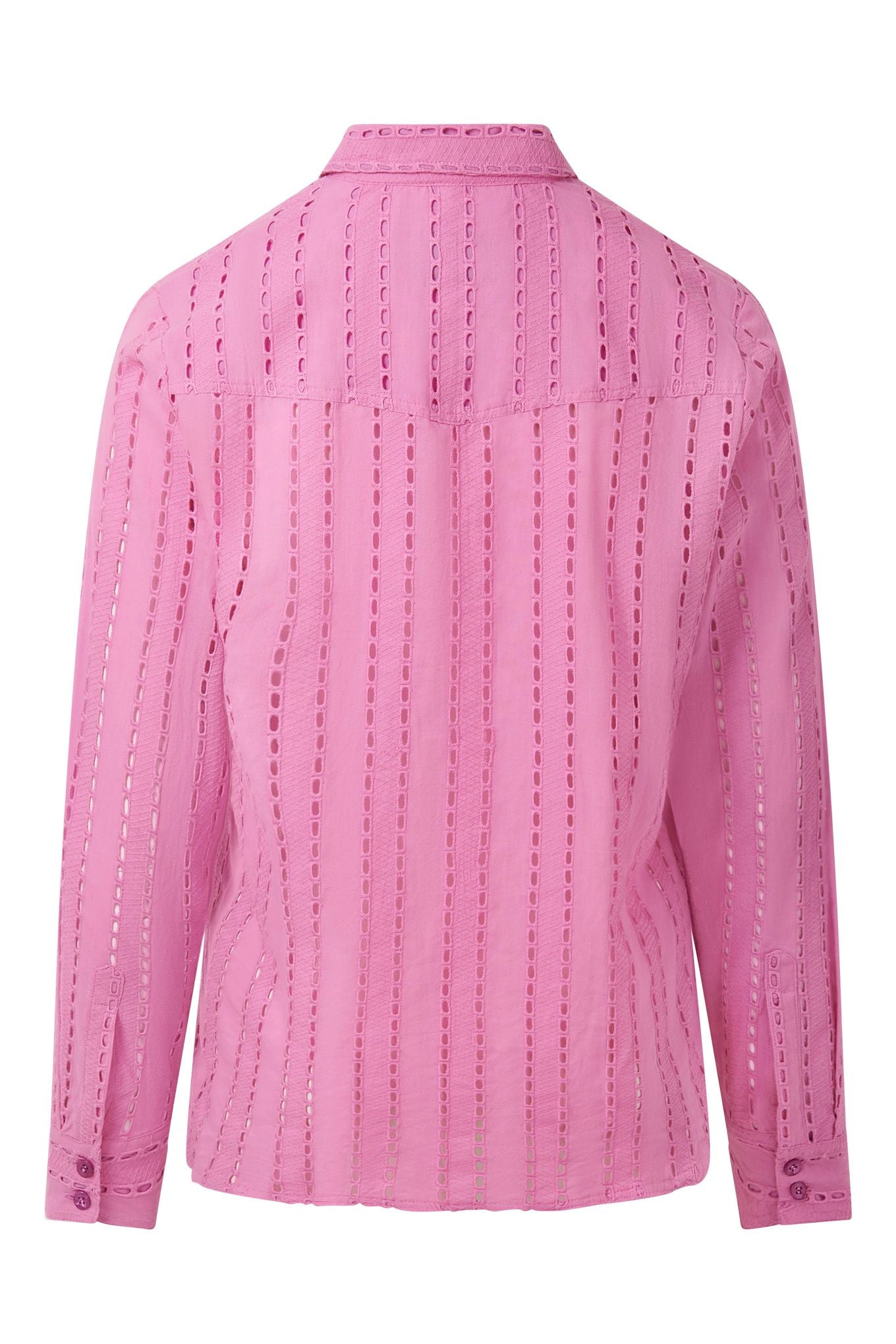 RIO - Organic Broderie Anglaise Shirt - Pink