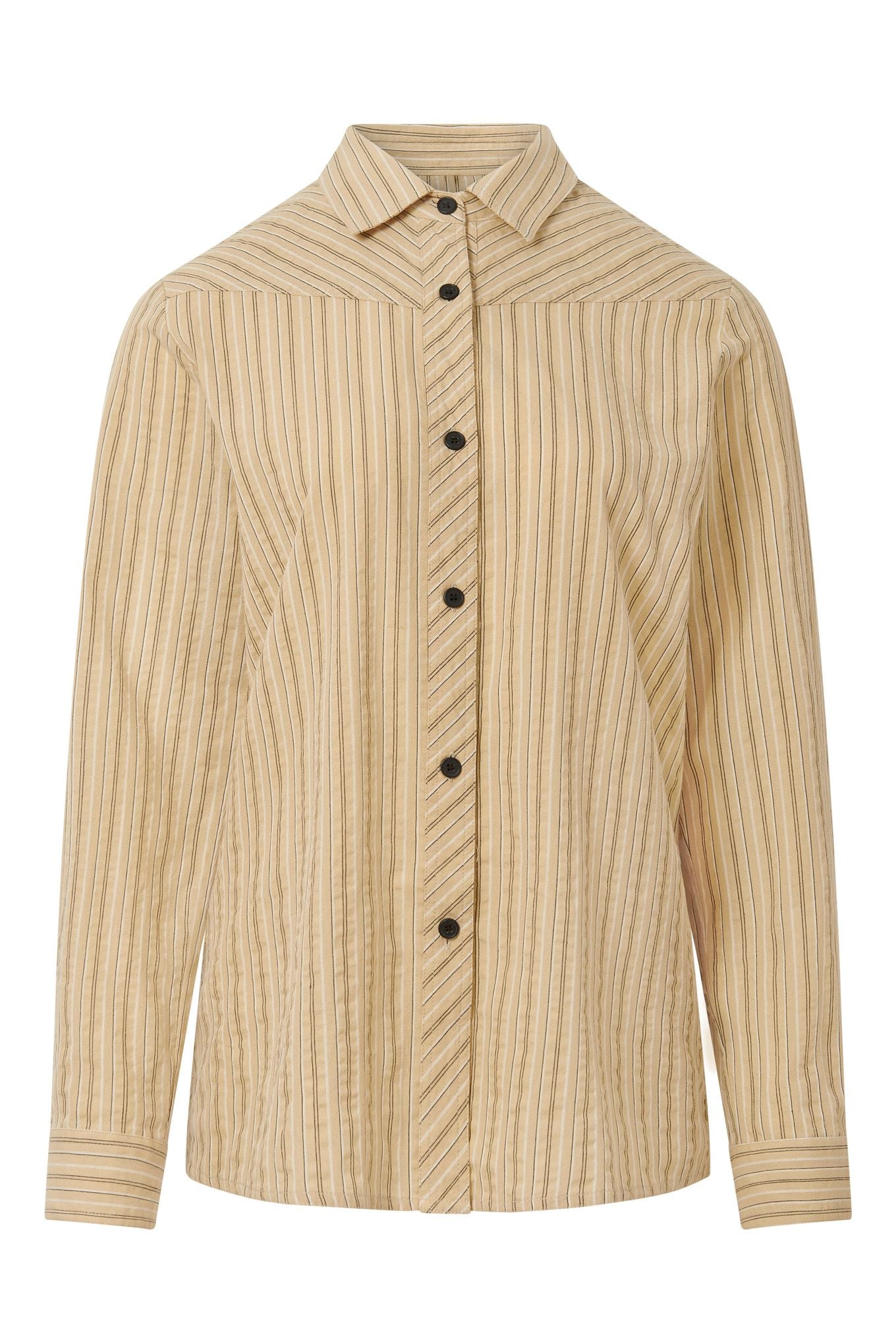 RIO - Organic Cotton Shirt - Oat Stripe