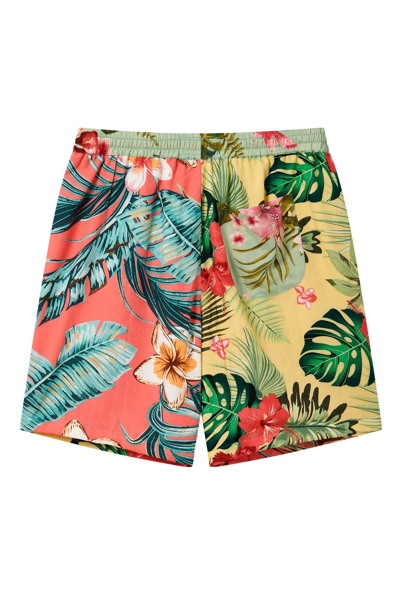 TOM - Tropical Print Rayon Shorts