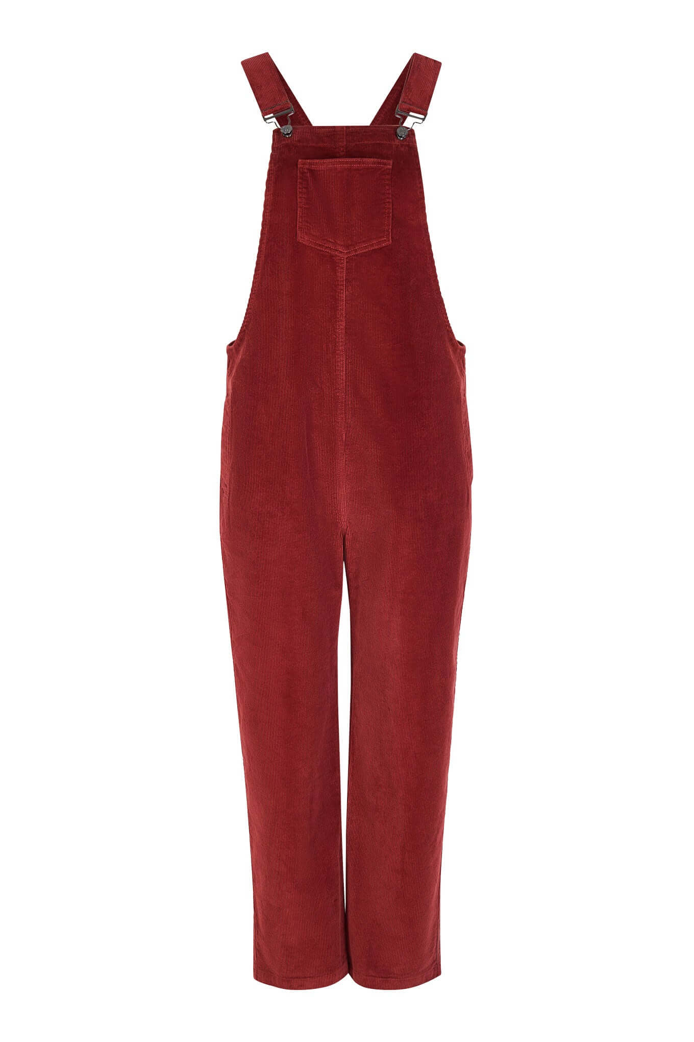 JOY Womens Organic Cotton Dungaree Red - Komodo Fashion