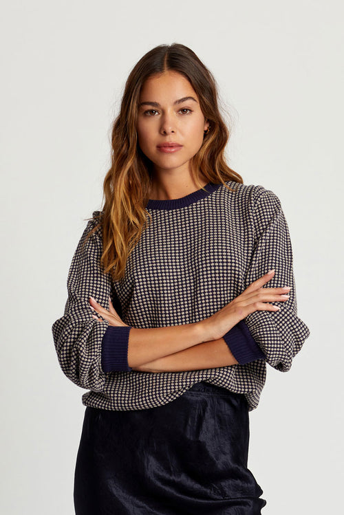 HOPE - Organic Cotton Jumper Navy