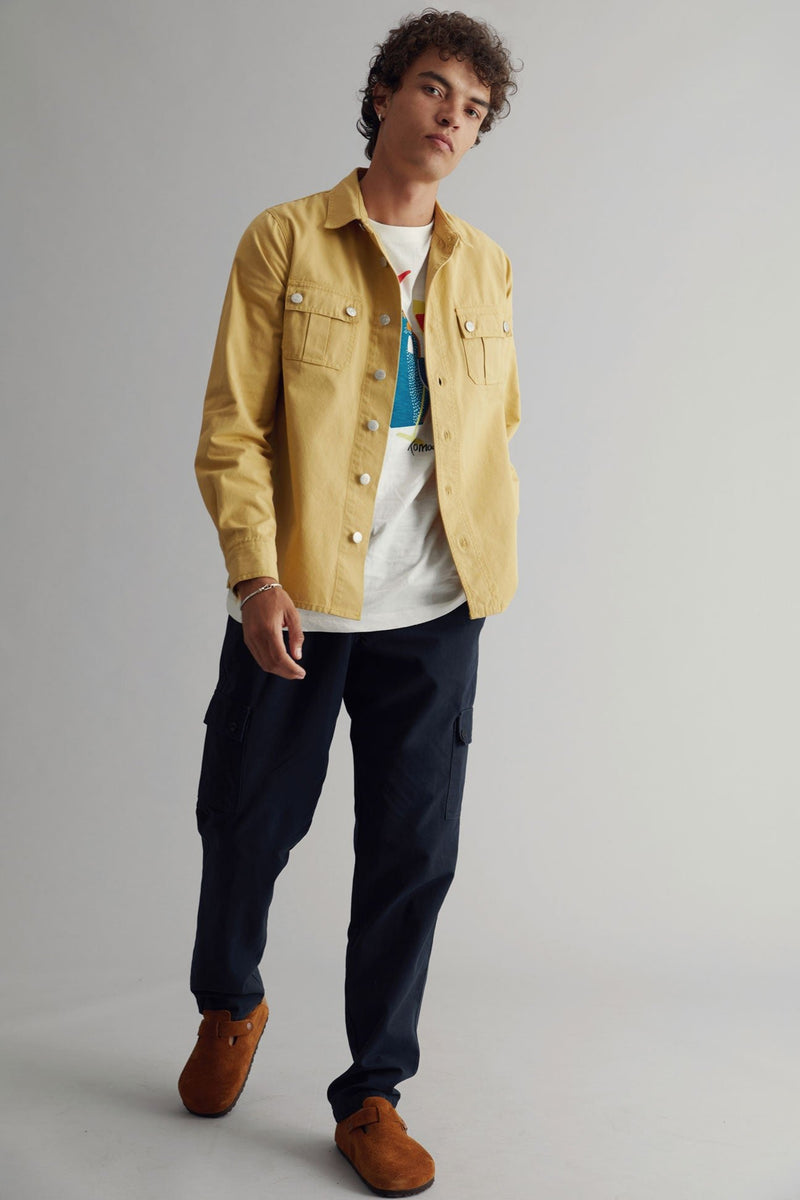 JEAN Organic cotton overshirt - Sand