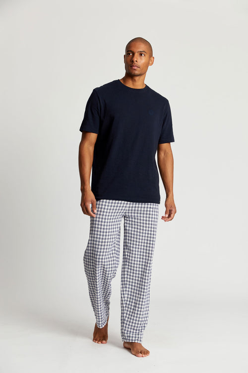 JIM JAM Mens - Organic Cotton Pyjama Bottoms White